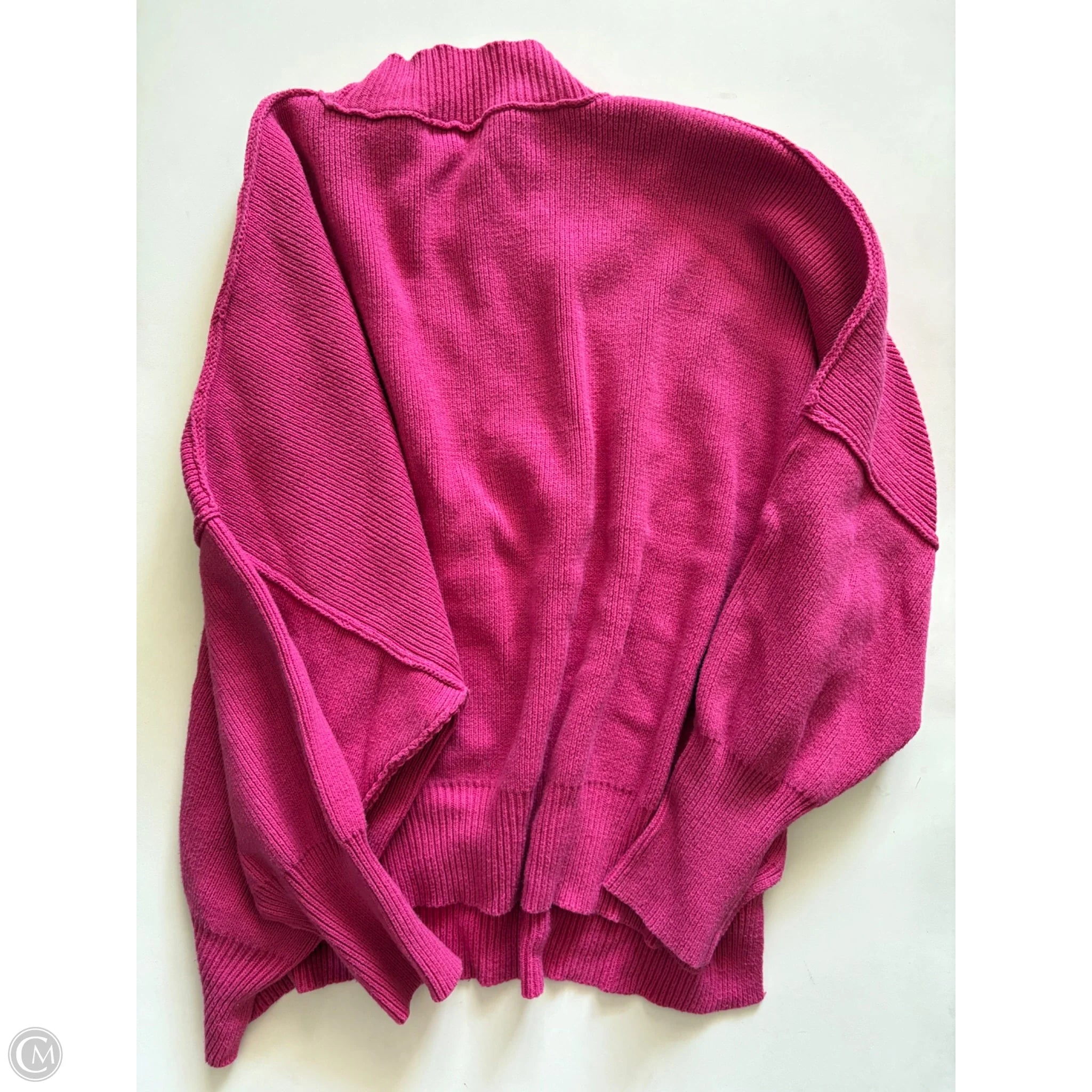 Sweater By Zenana In Pink, Size: L - Image 2