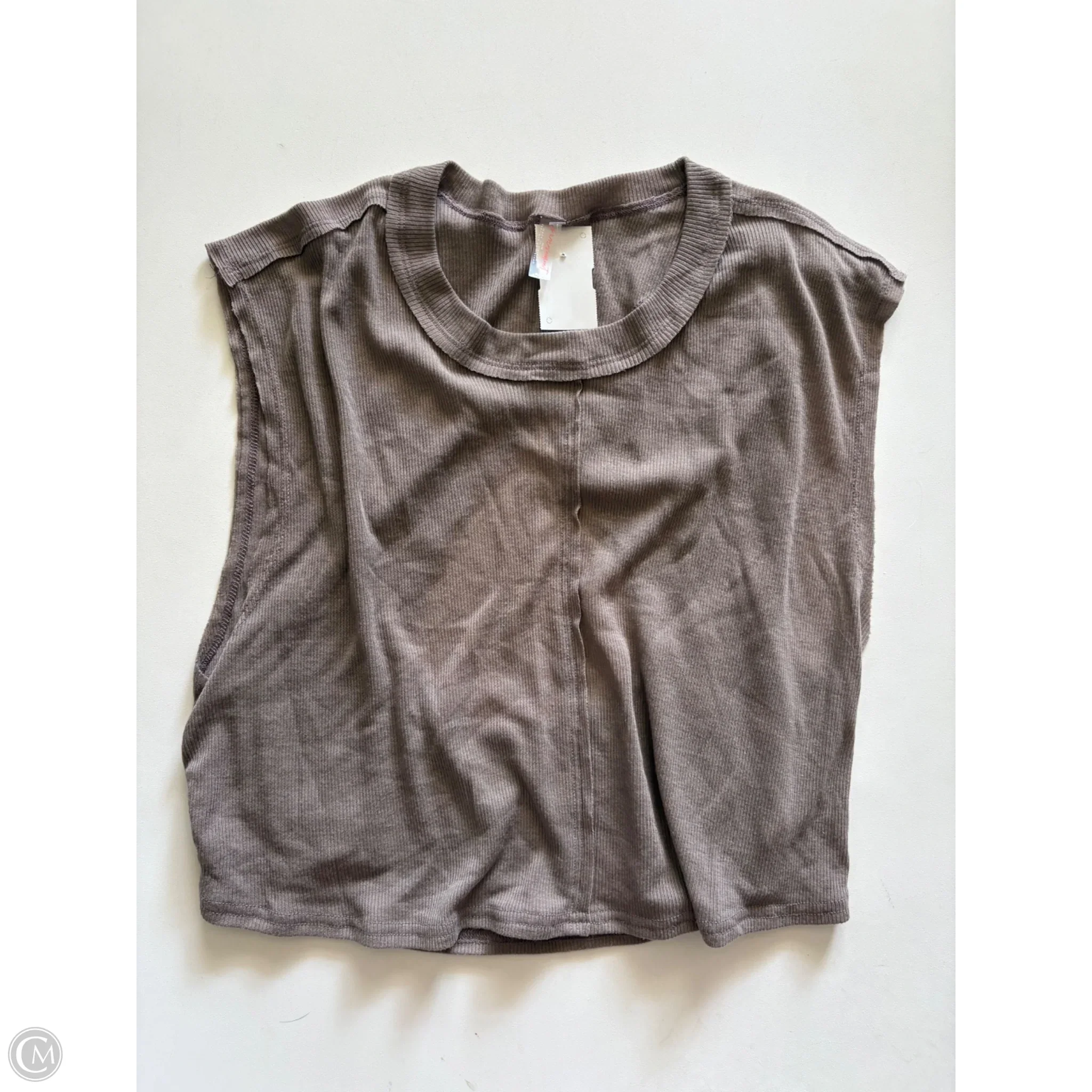 Athletic Top Short Sleeve By We The Free In Brown, Size: M - Image 1