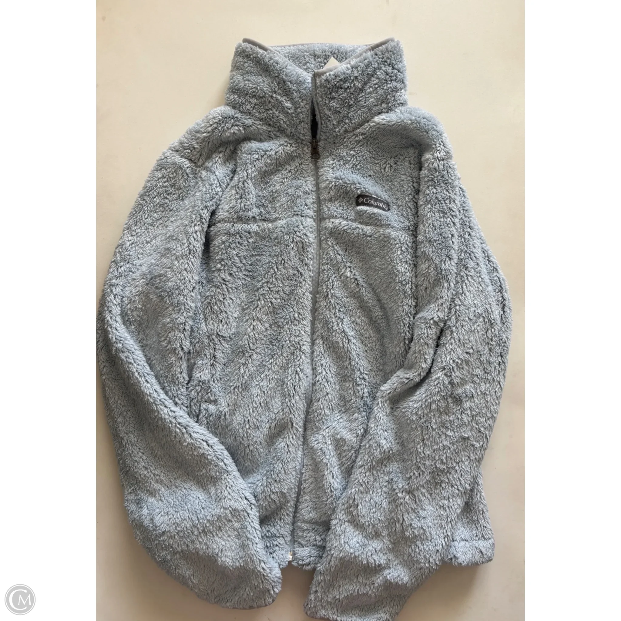 Jacket Faux Fur & Sherpa By Columbia In Blue, Size: Xl - Image 1