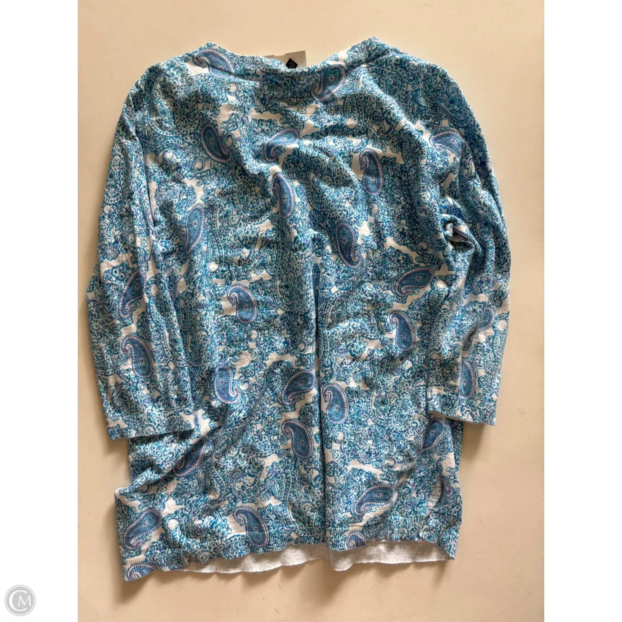 Sweater By Talbots In Blue, Size: 1x - Image 2