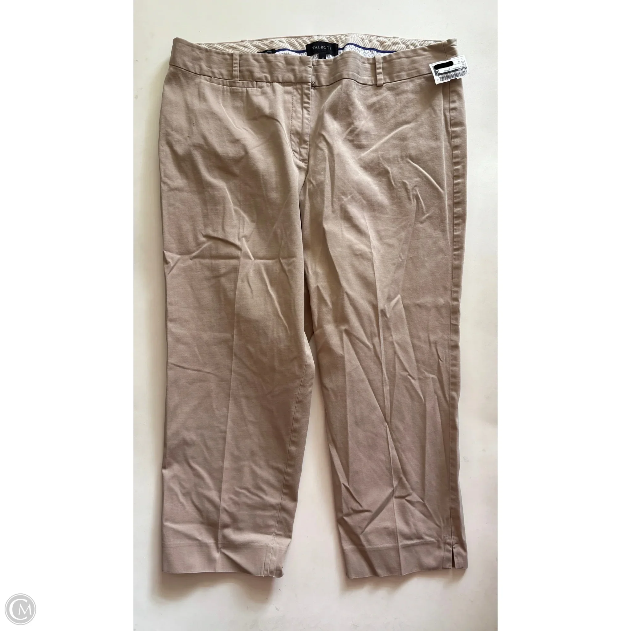 Pants Chinos & Khakis By Talbots In Tan, Size: 16 - Image 1