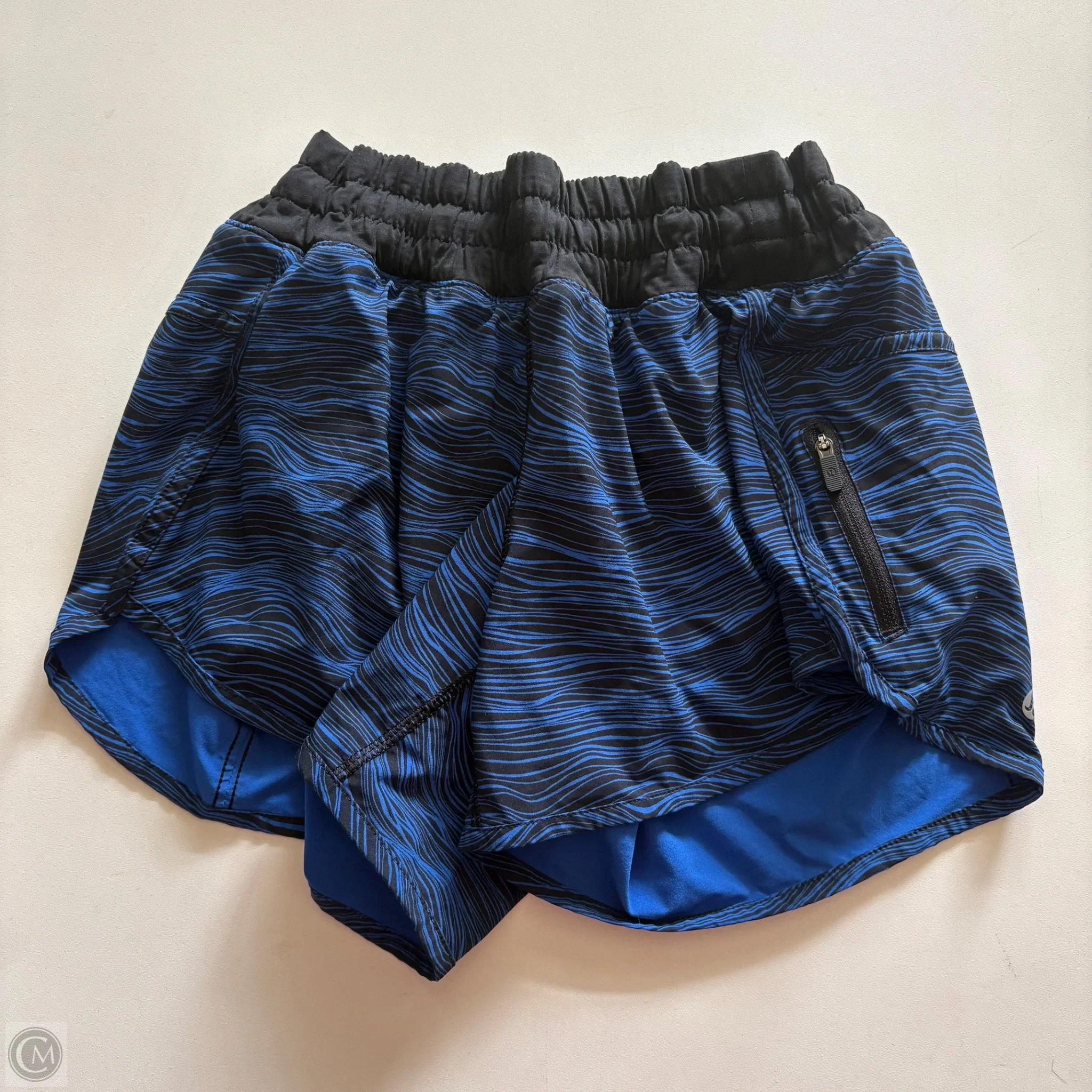 Athletic Shorts By Lululemon In Blue, Size: 8 - Image 1