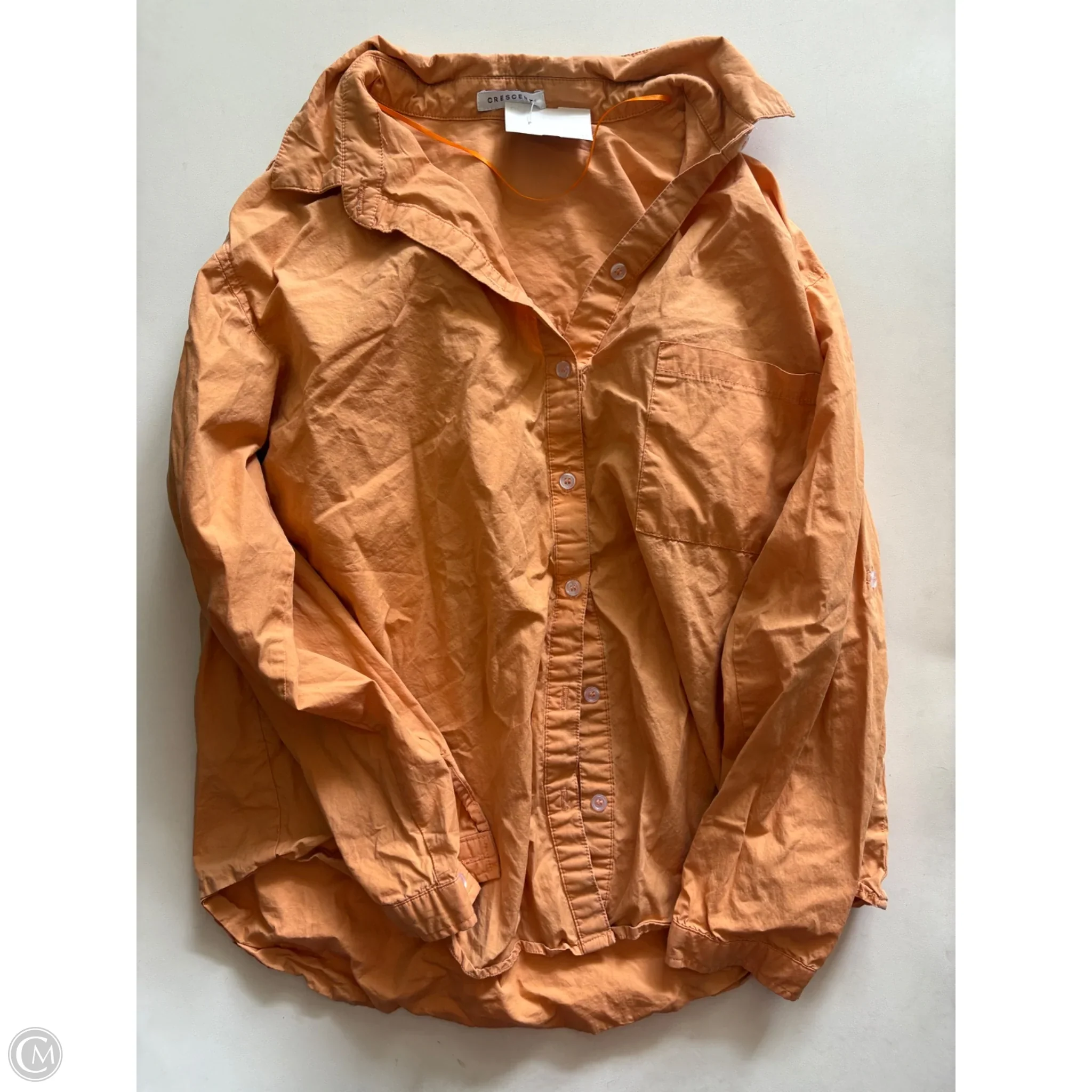 Top Long Sleeve By CRescent In Orange, Size: M - Image 1