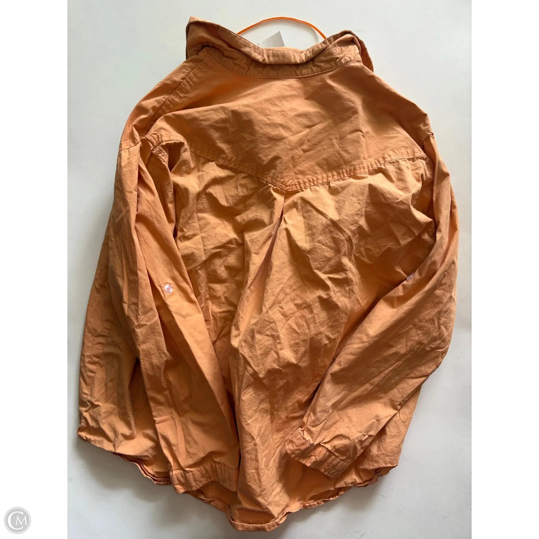 Top Long Sleeve By CRescent In Orange, Size: M - Image 2