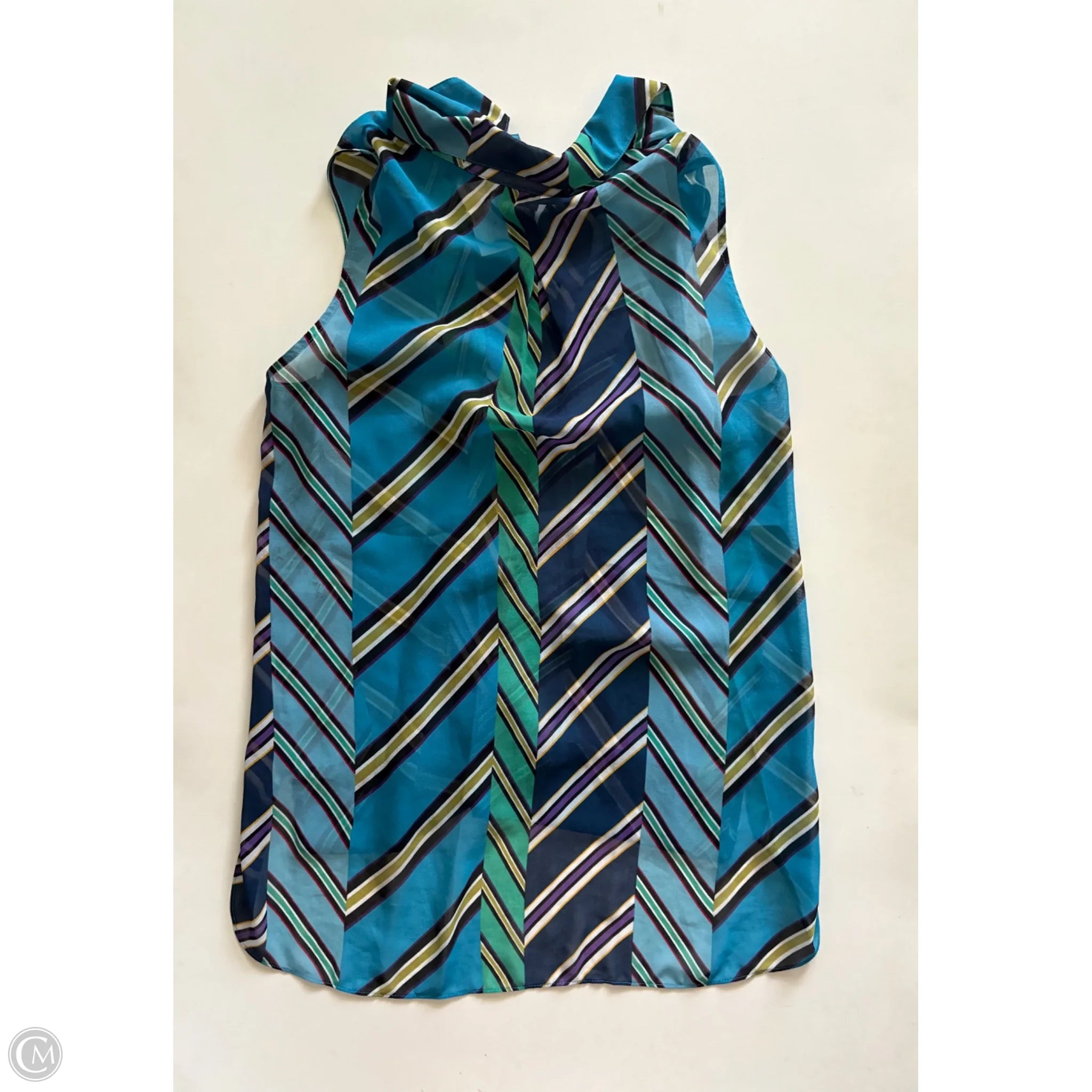 Blouse Sleeveless By Cabi In Blue, Size: S - Image 2