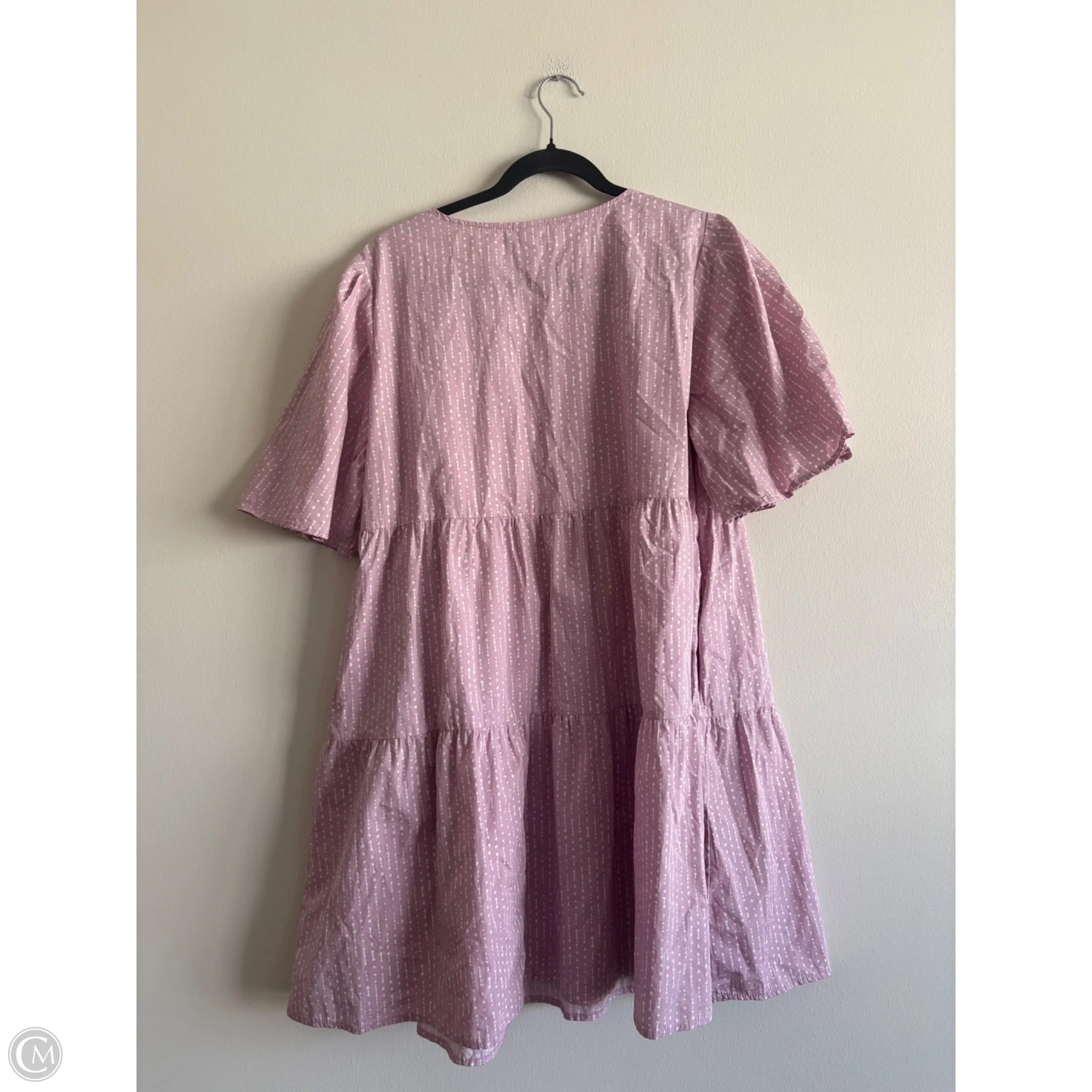 Dress Casual Midi By A New Day In Purple, Size: L - Image 2