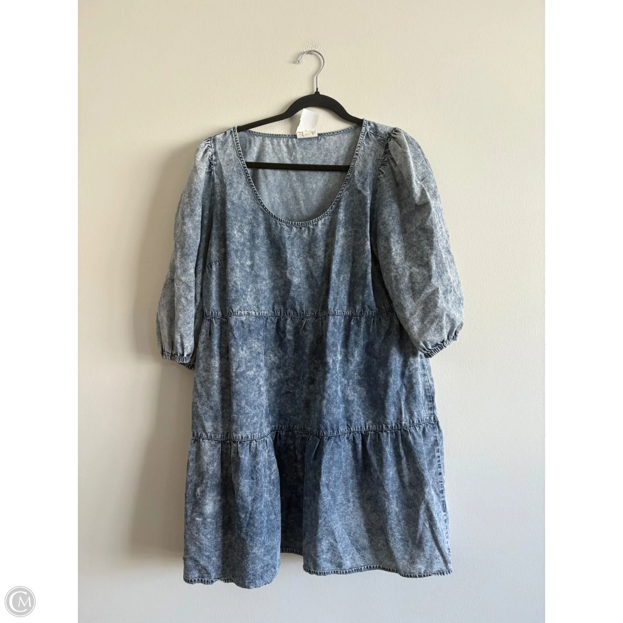 Dress Casual Midi By Ana In Blue, Size: L - Image 1