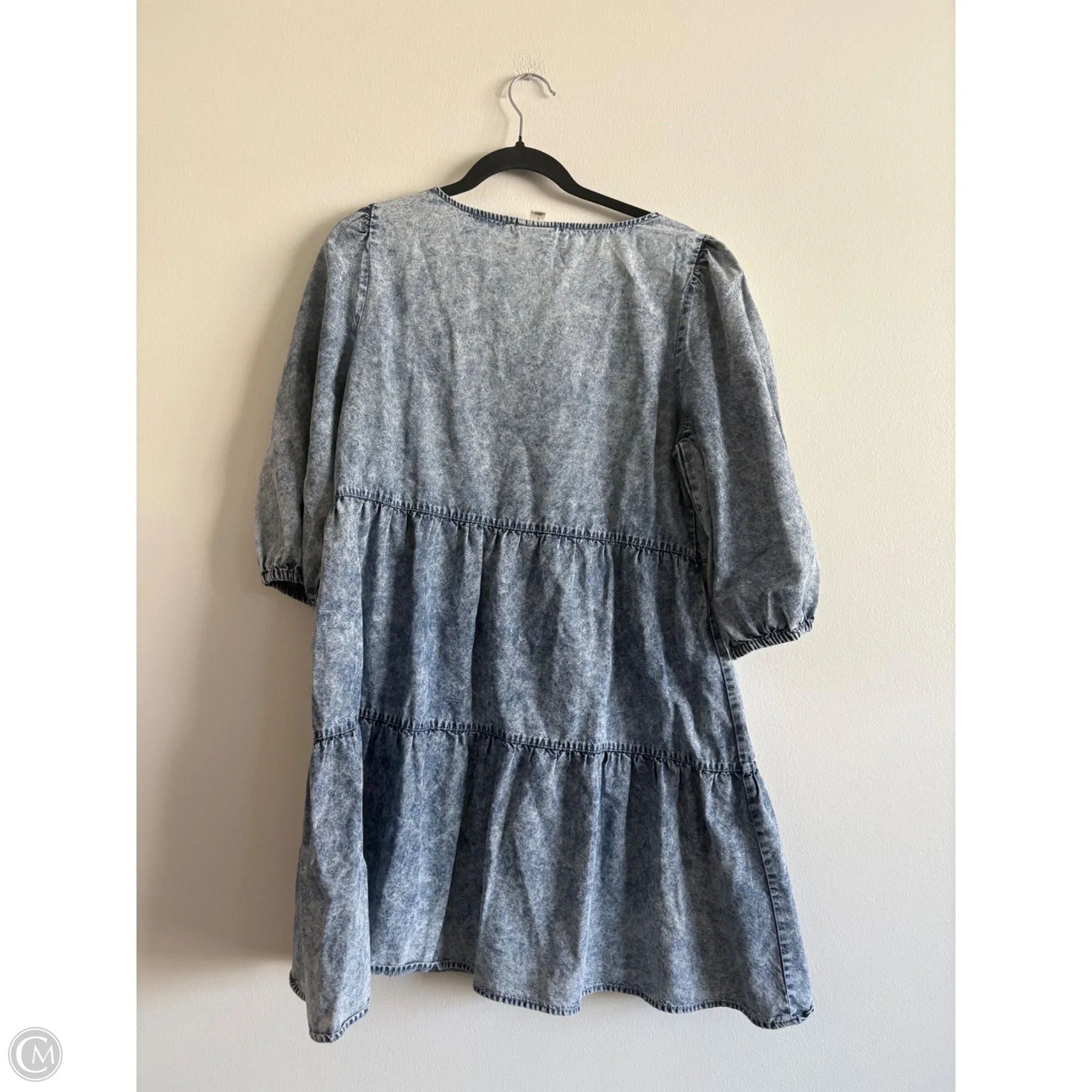 Dress Casual Midi By Ana In Blue, Size: L - Image 2