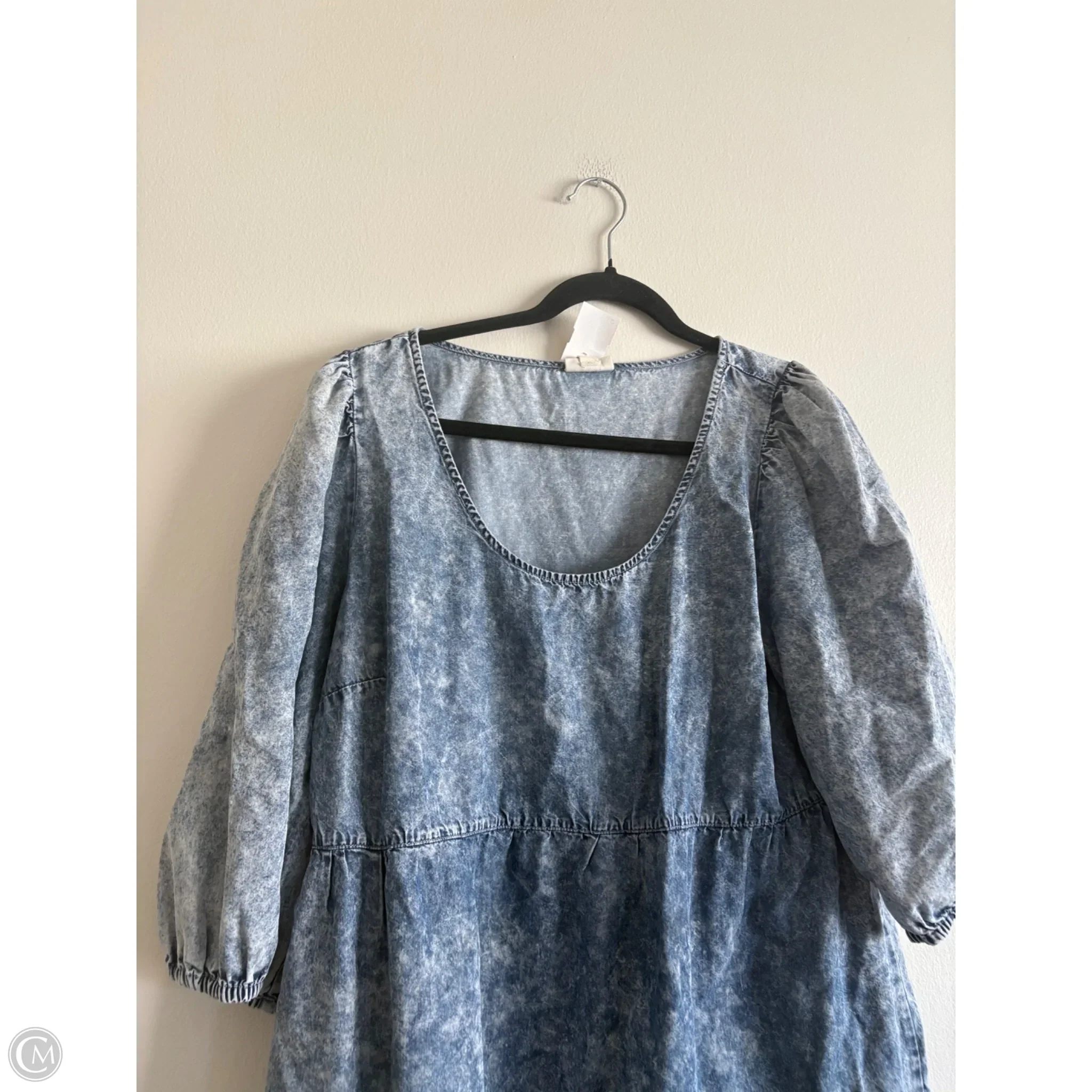 Dress Casual Midi By Ana In Blue, Size: L - Image 3