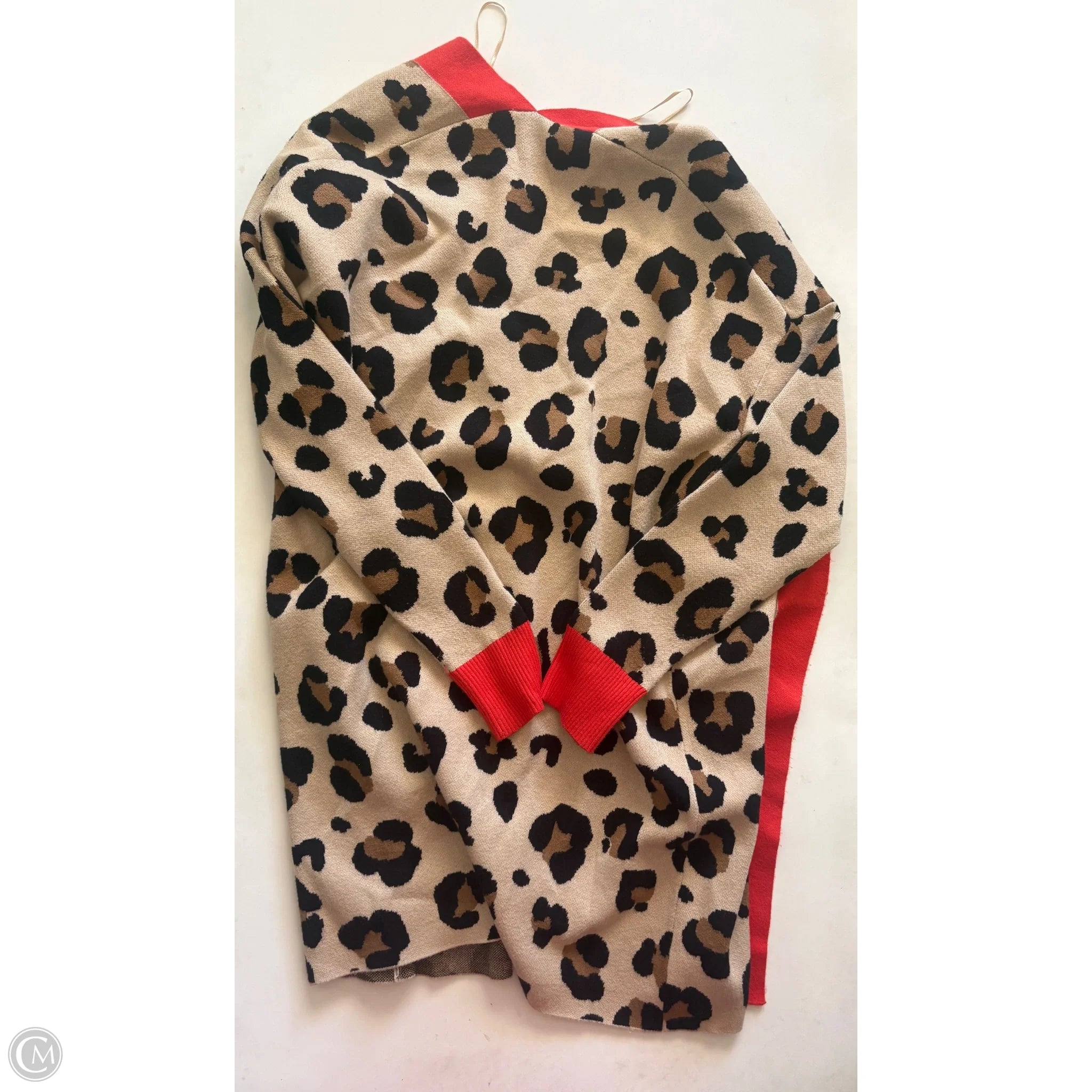 Sweater Cardigan By Crown And Ivy In Animal Print, Size: S - Image 2