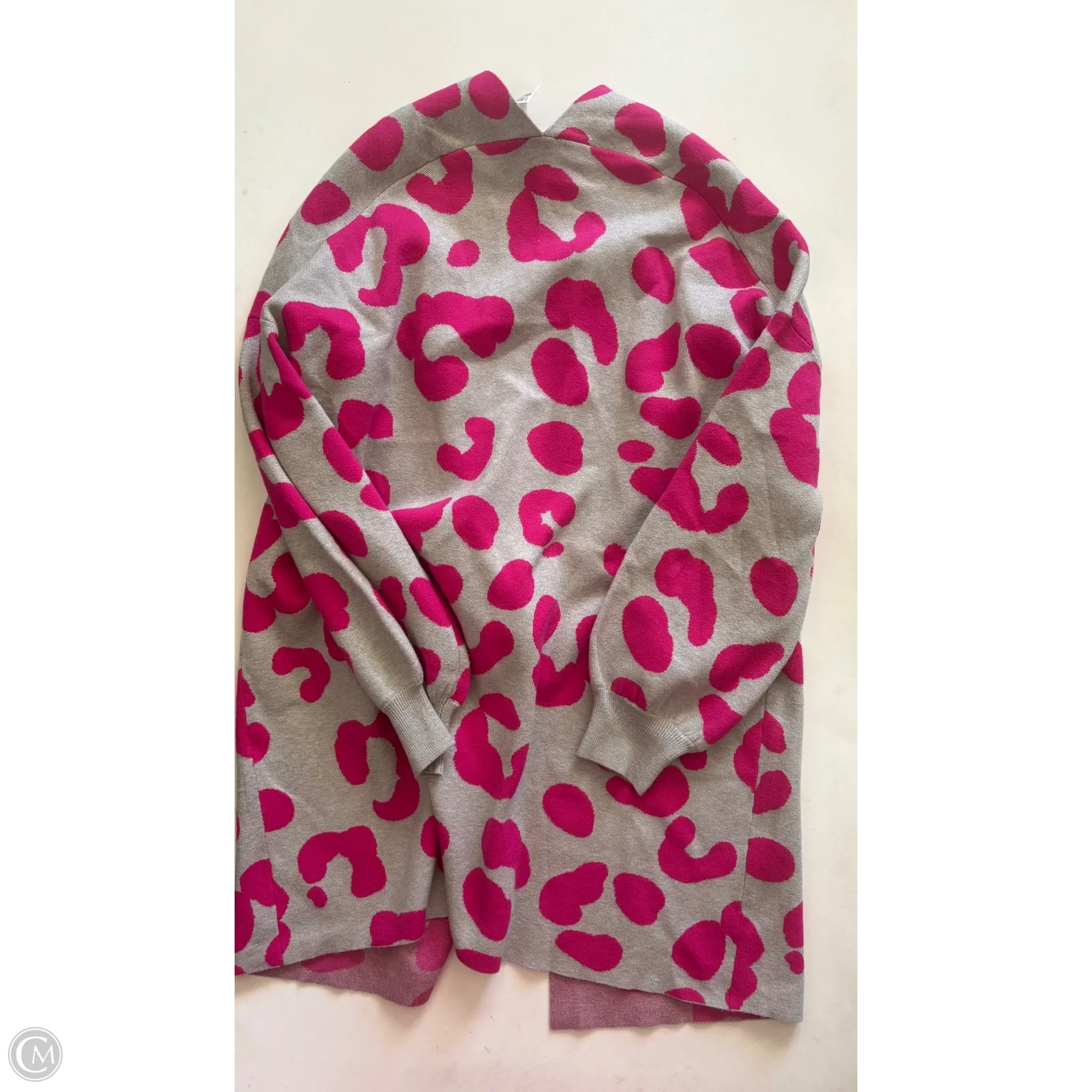 Sweater Cardigan By Crown And Ivy In Animal Print, Size: M - Image 2