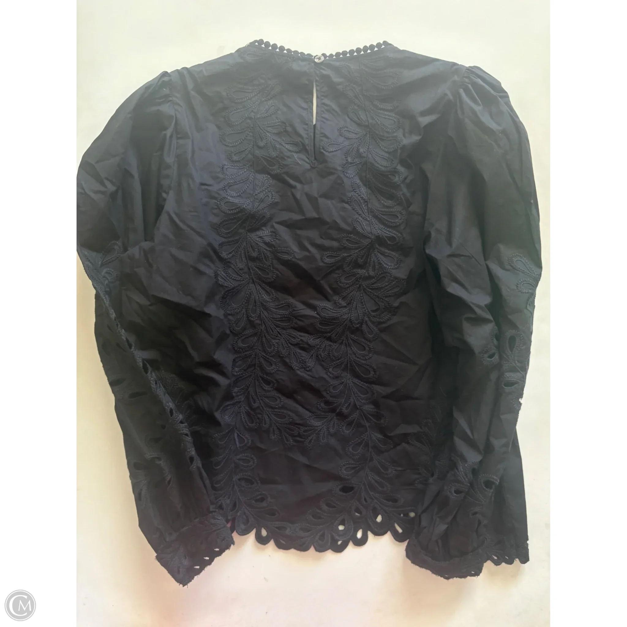Top Long Sleeve By Philosophy In Black, Size: M - Image 2