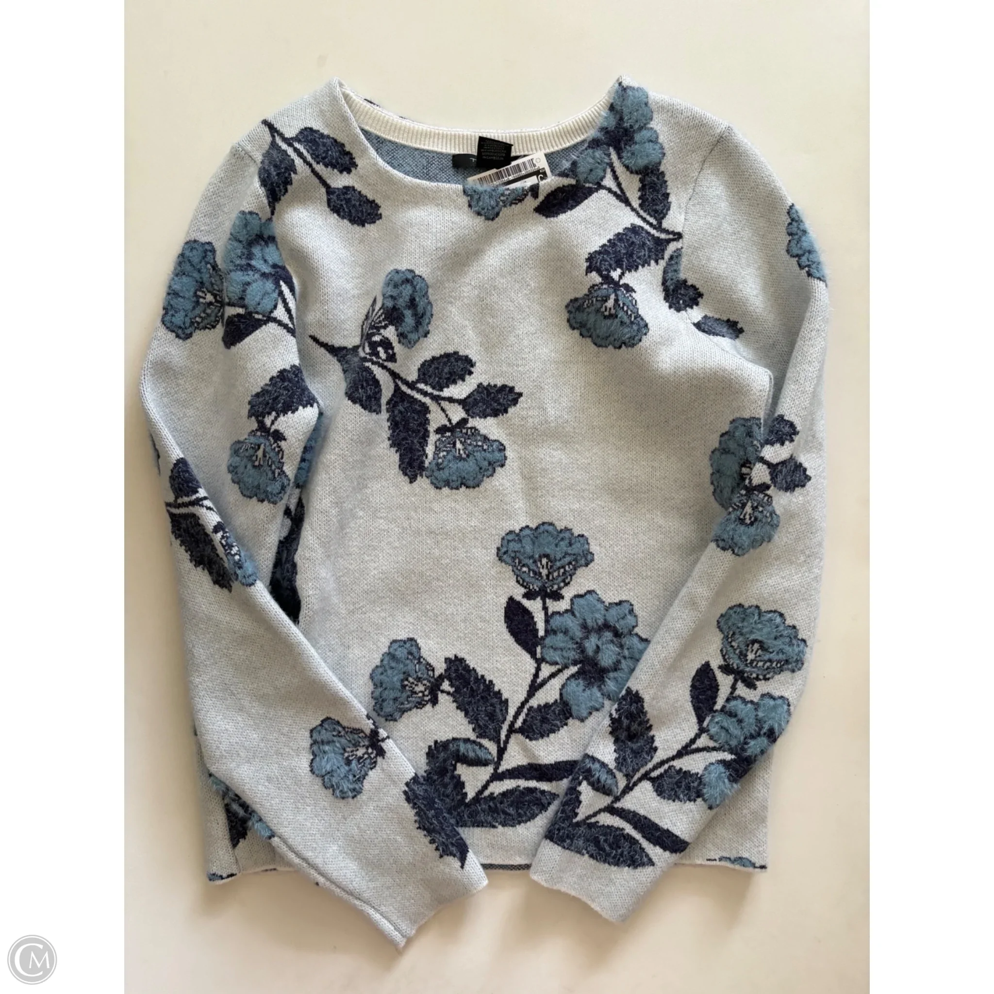 Sweater By Tahari In Blue, Size: M - Image 1