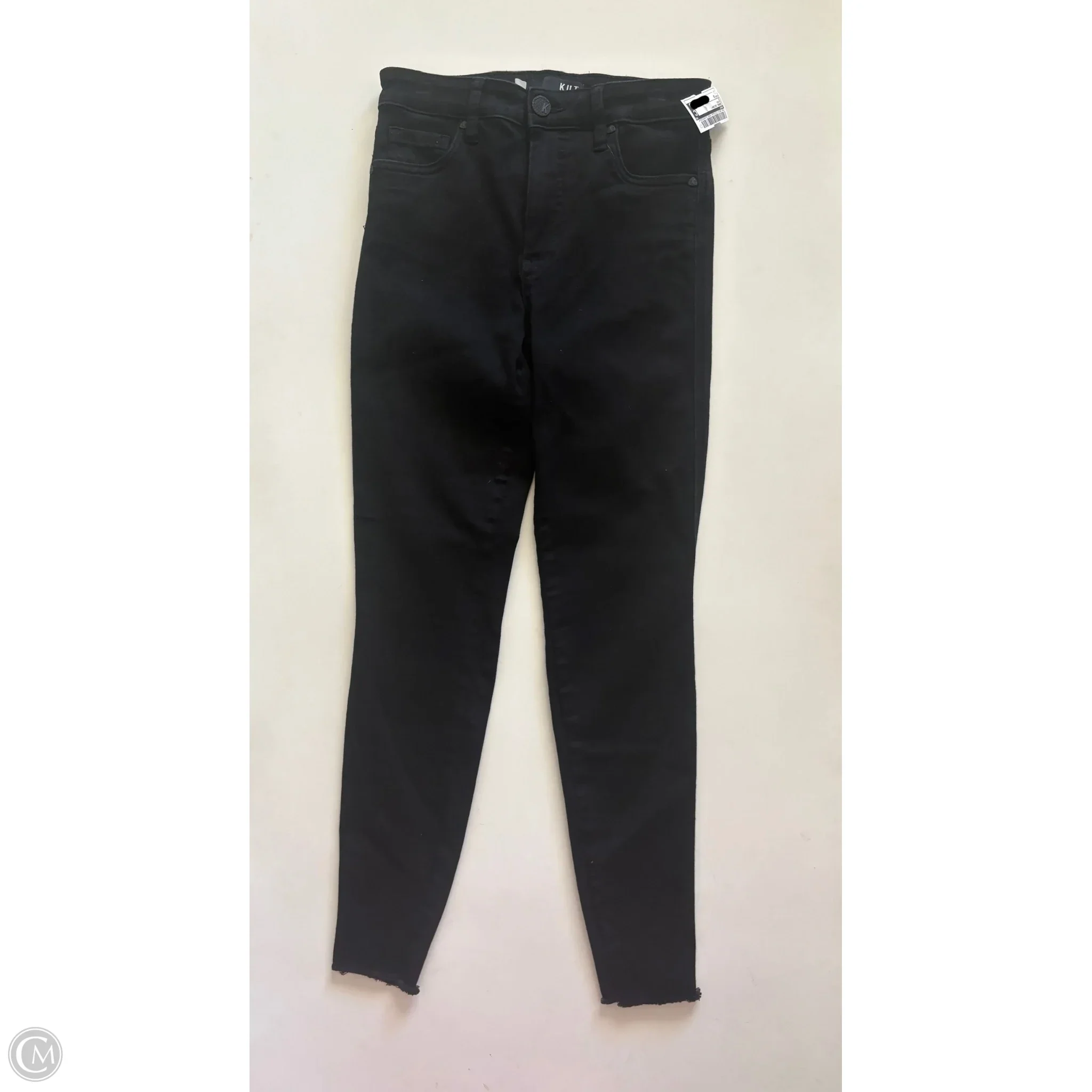 Jeans Skinny By Kut In Black, Size: 0 - Image 1