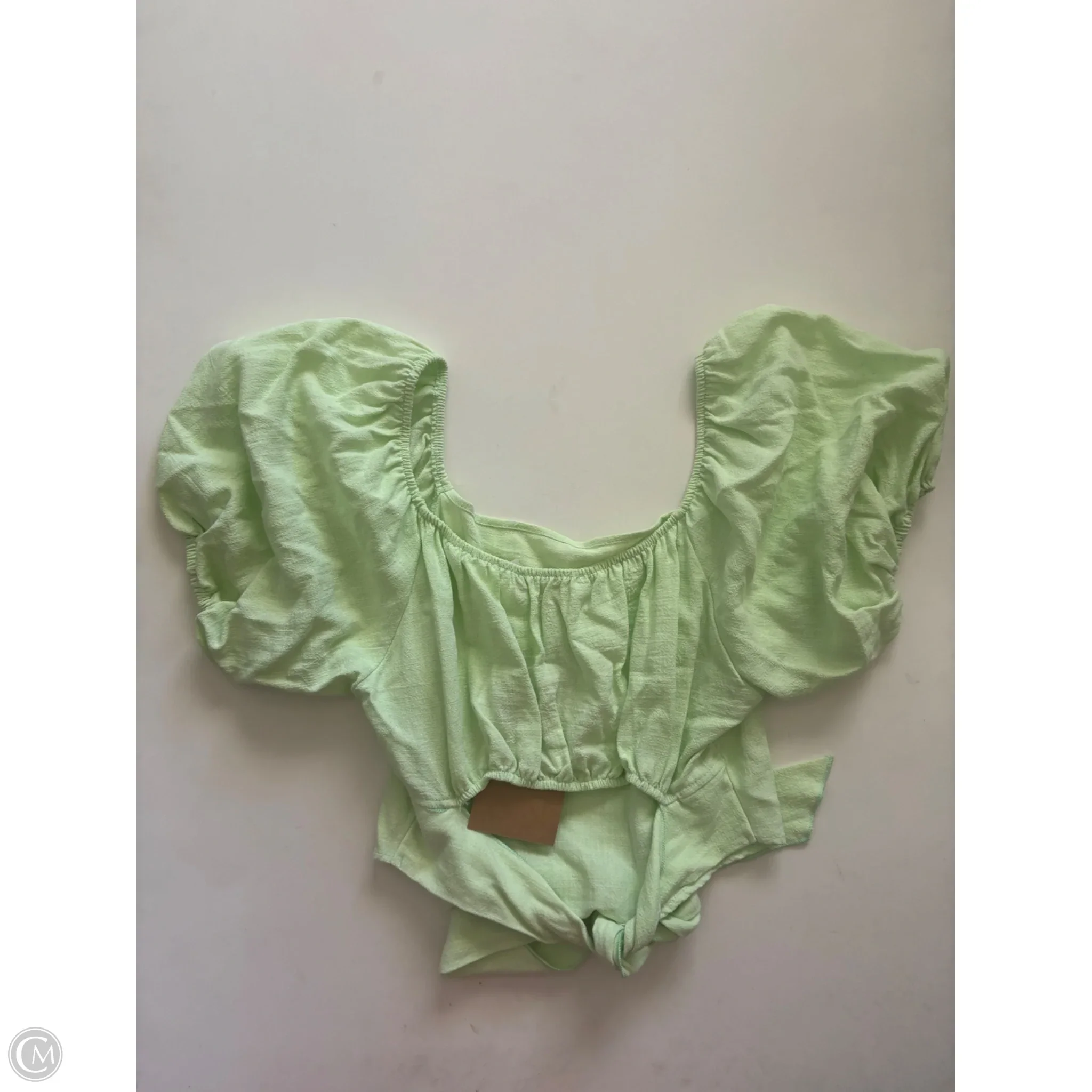 Top Short Sleeve By Time After Time In Green, Size: S - Image 2