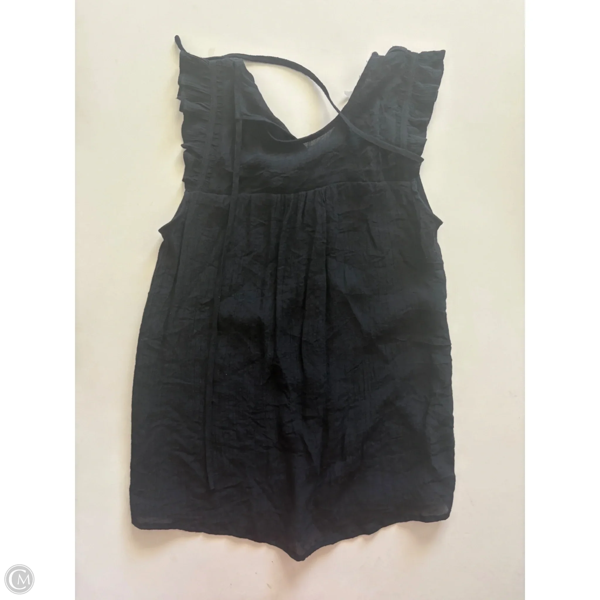 Top Sleeveless By Favlux In Black, Size: S