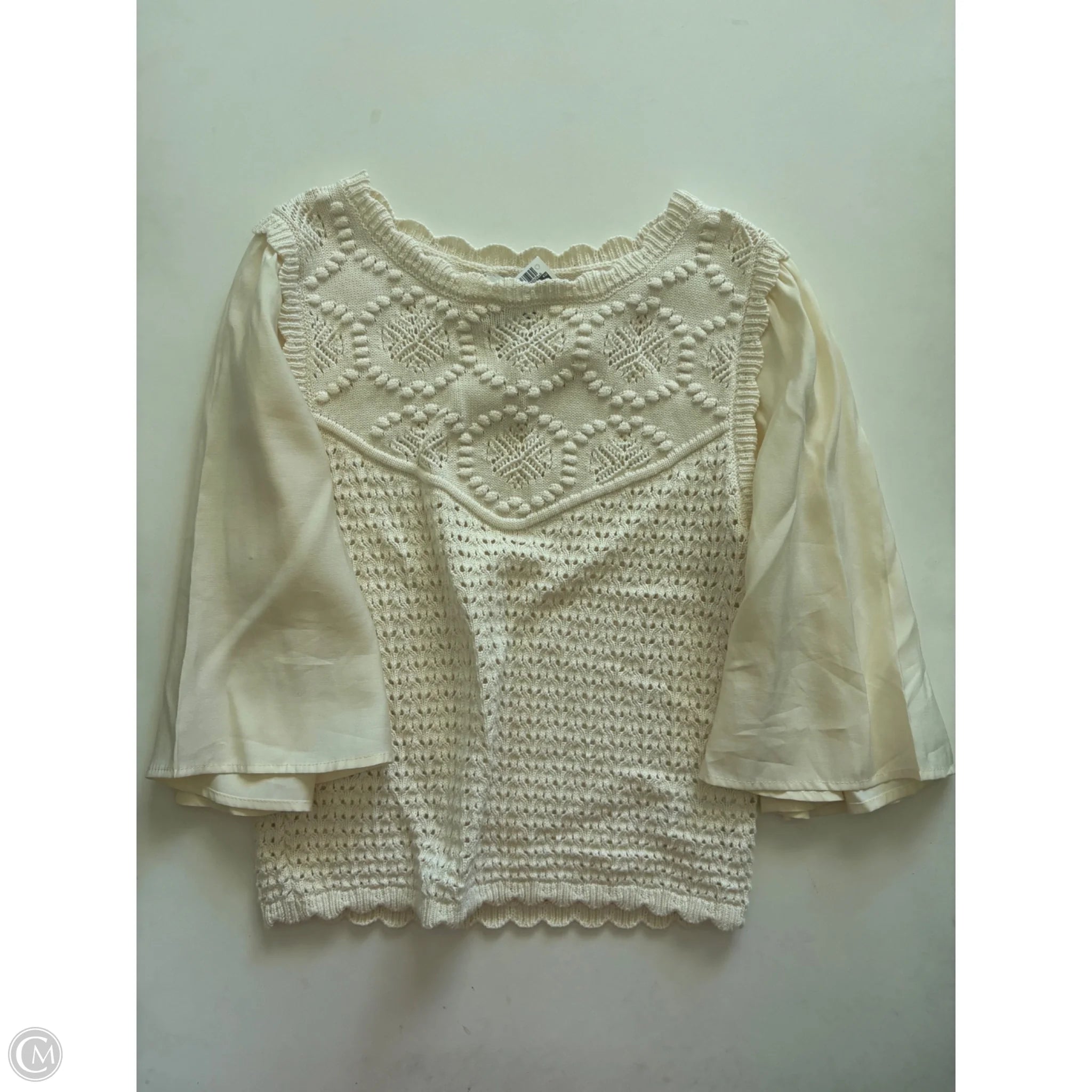 Sweater By Another Love In Cream, Size: Xs - Image 1