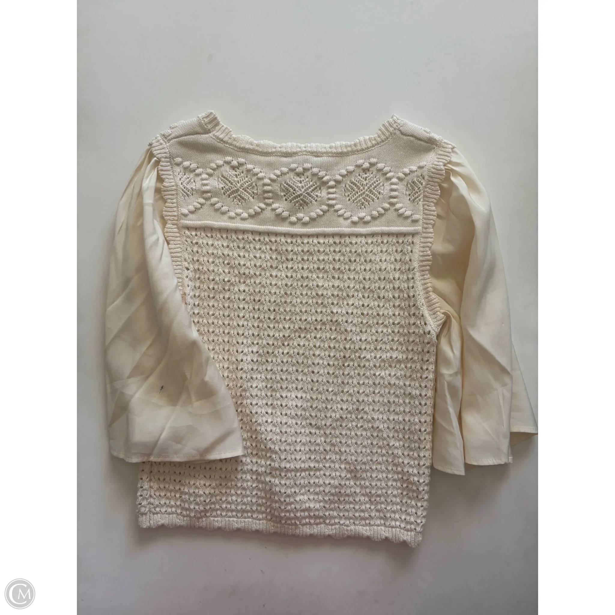 Sweater By Another Love In Cream, Size: Xs - Image 2