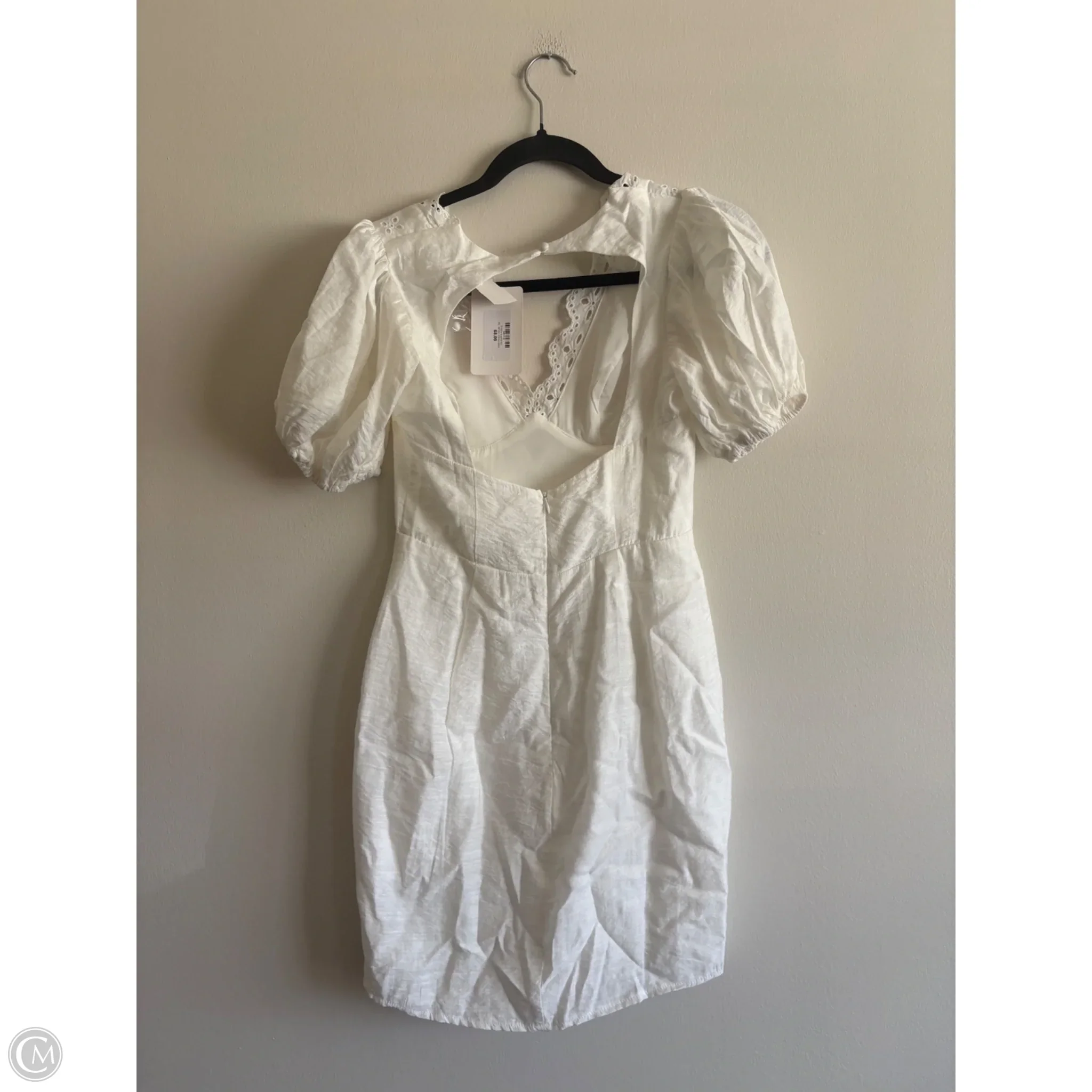Dress Casual Short By Mika & Gala In White, Size: 6 - Image 2