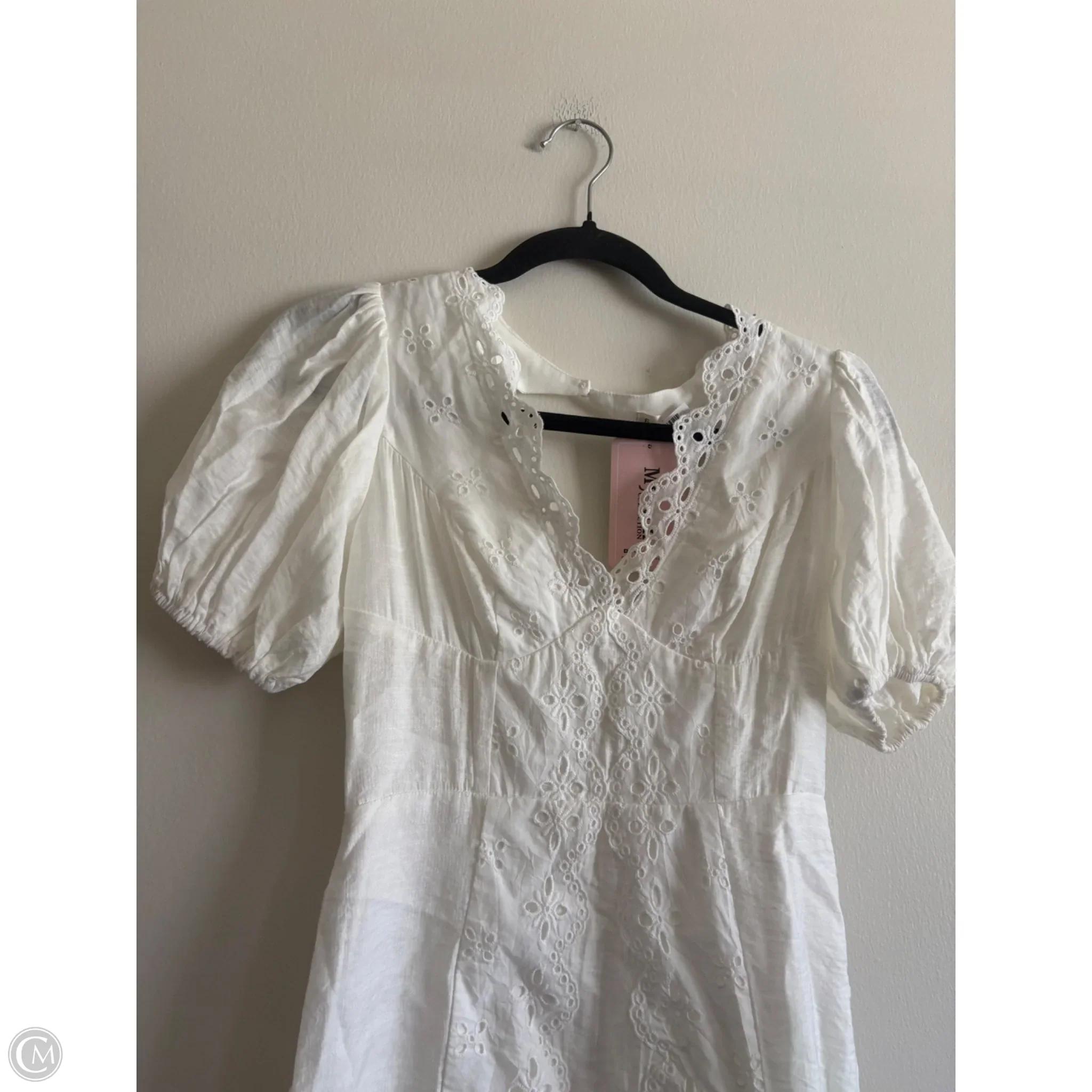 Dress Casual Short By Mika & Gala In White, Size: 6 - Image 3