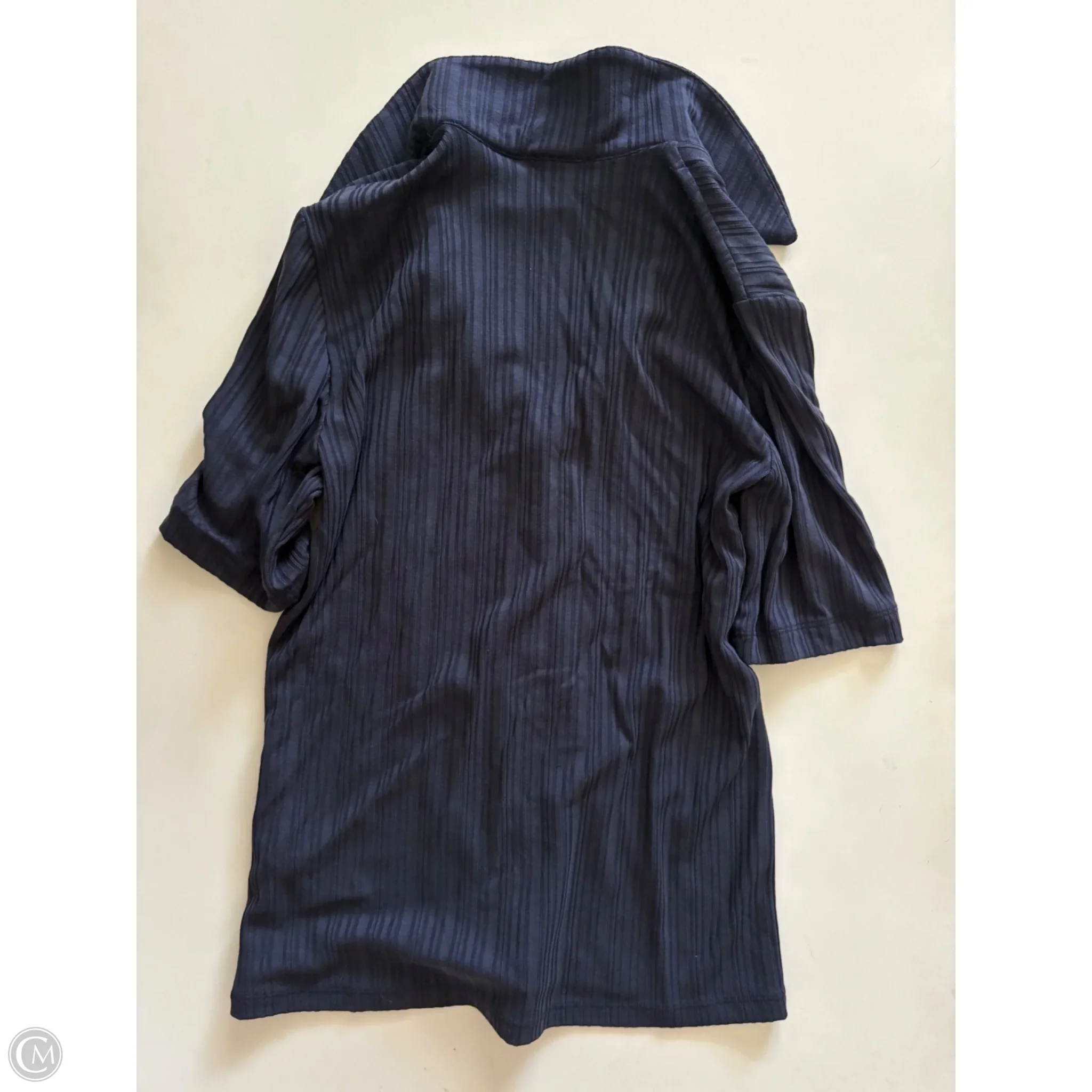 Top Short Sleeve By Madewell In Navy, Size: M - Image 2