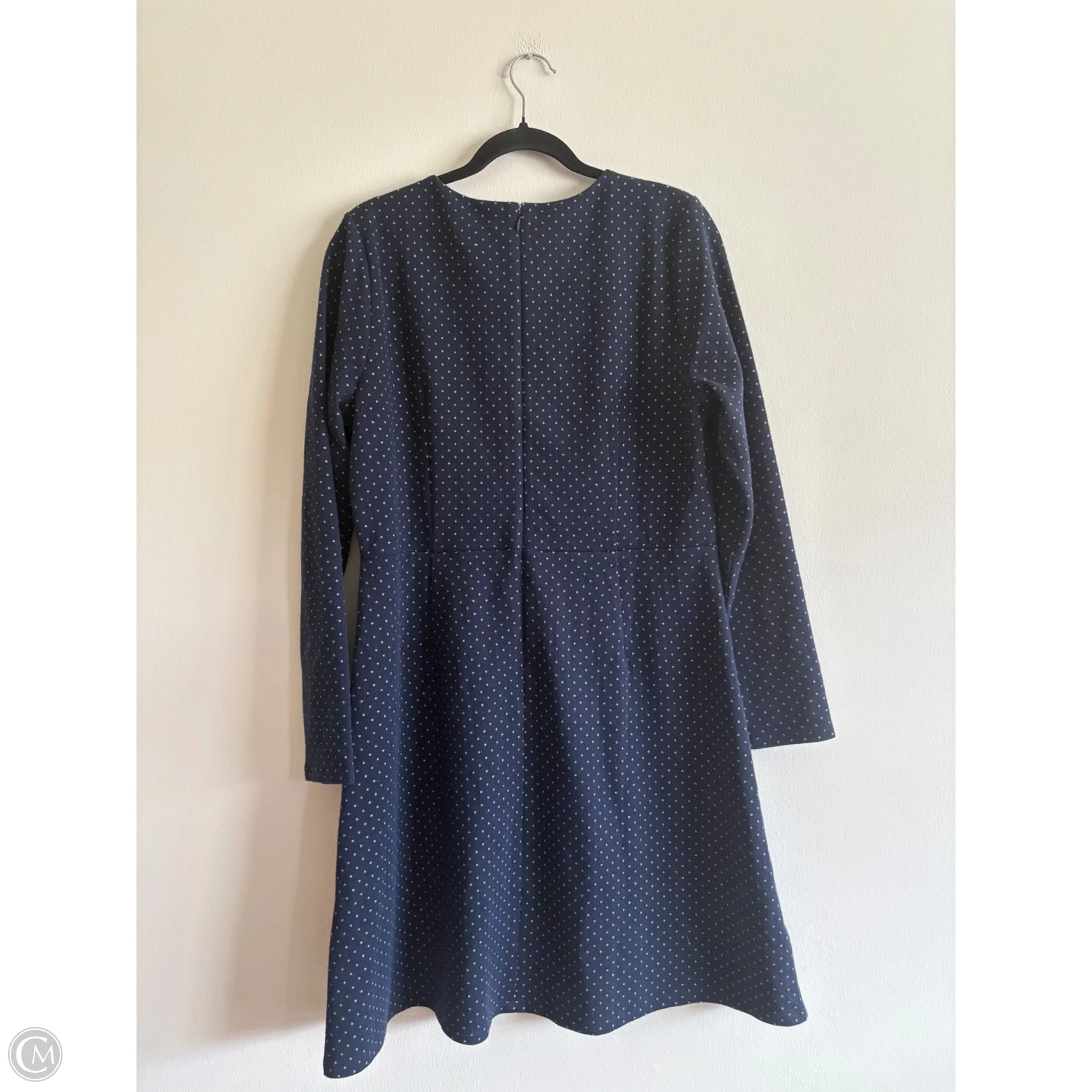 Dress Work By Loft In Navy, Size: 14 - Image 2