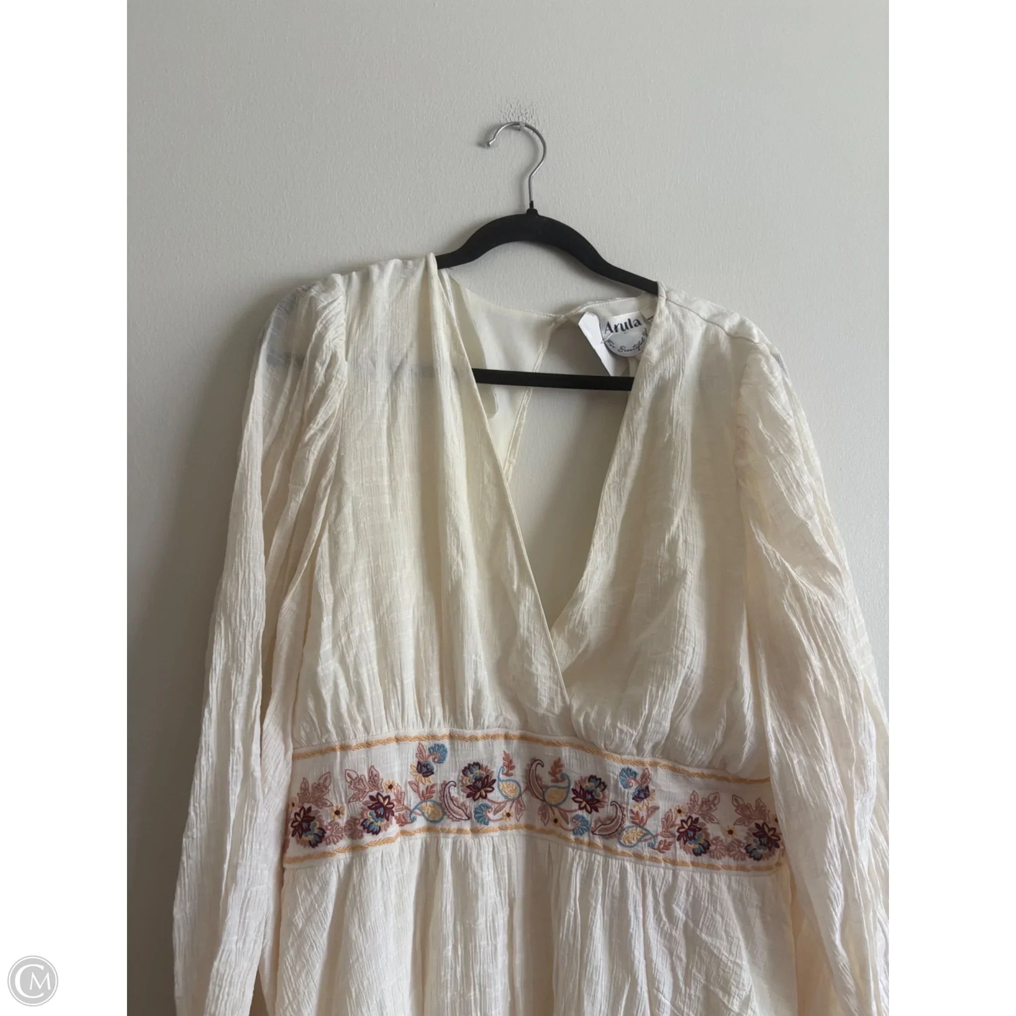 Dress Casual Midi By Arula In Cream, Size: 2x - Image 3