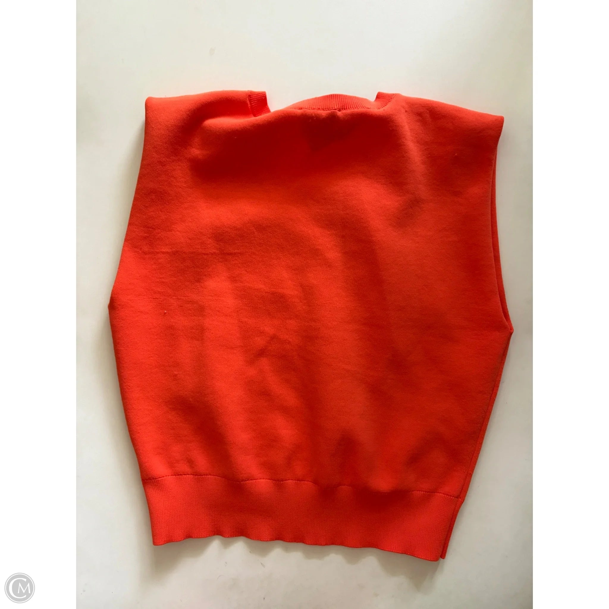 Vest Sweater By Express In Orange, Size: M - Image 2