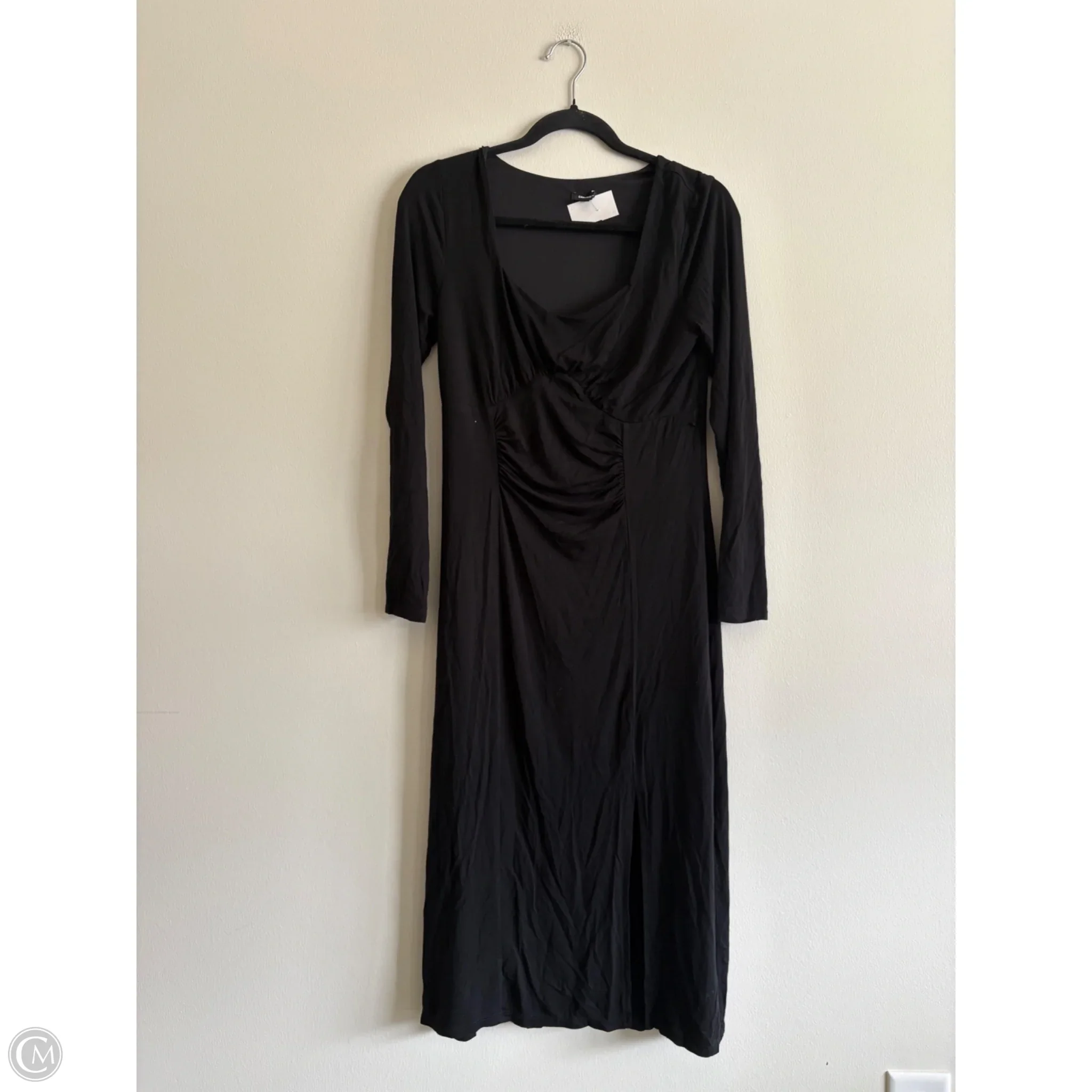 Dress Casual Maxi By Express In Black, Size: M - Image 1
