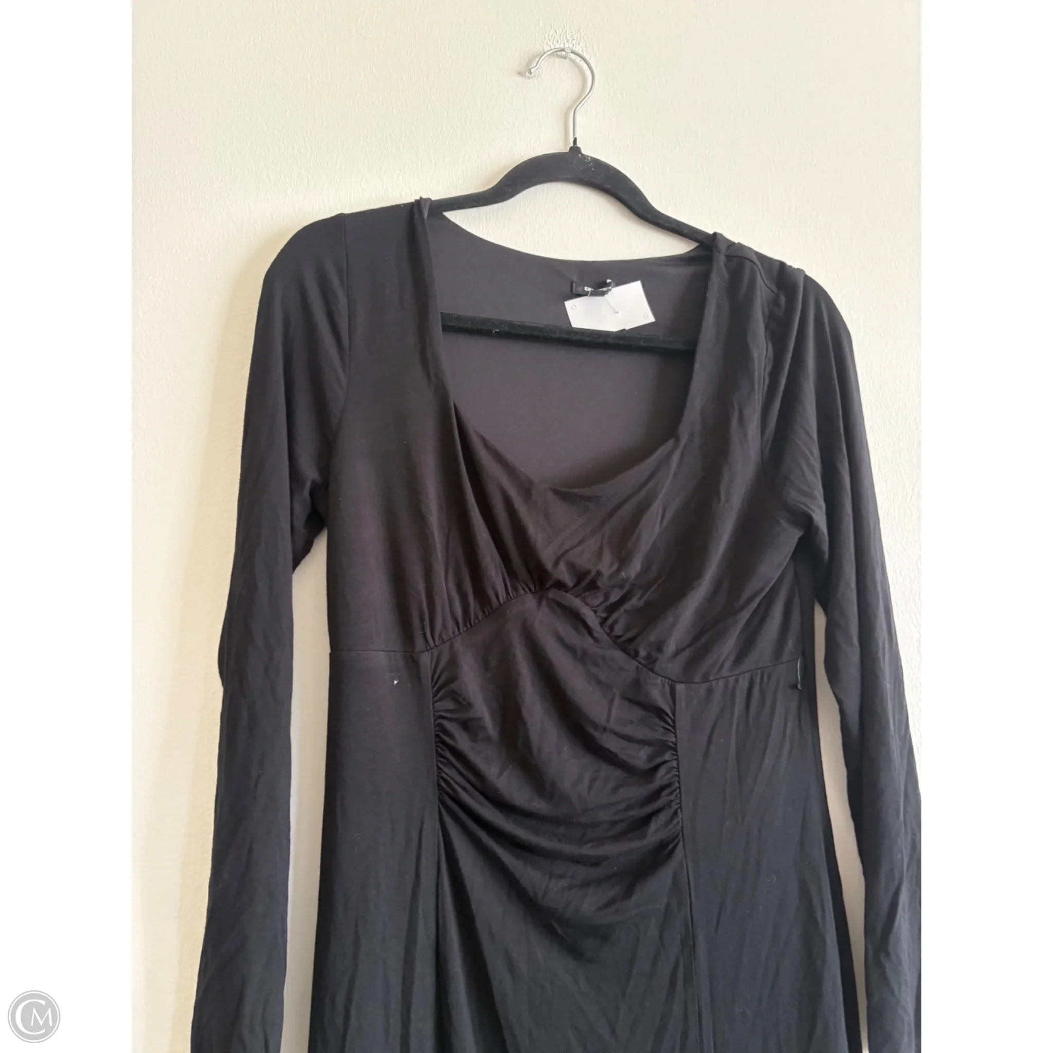 Dress Casual Maxi By Express In Black, Size: M - Image 3