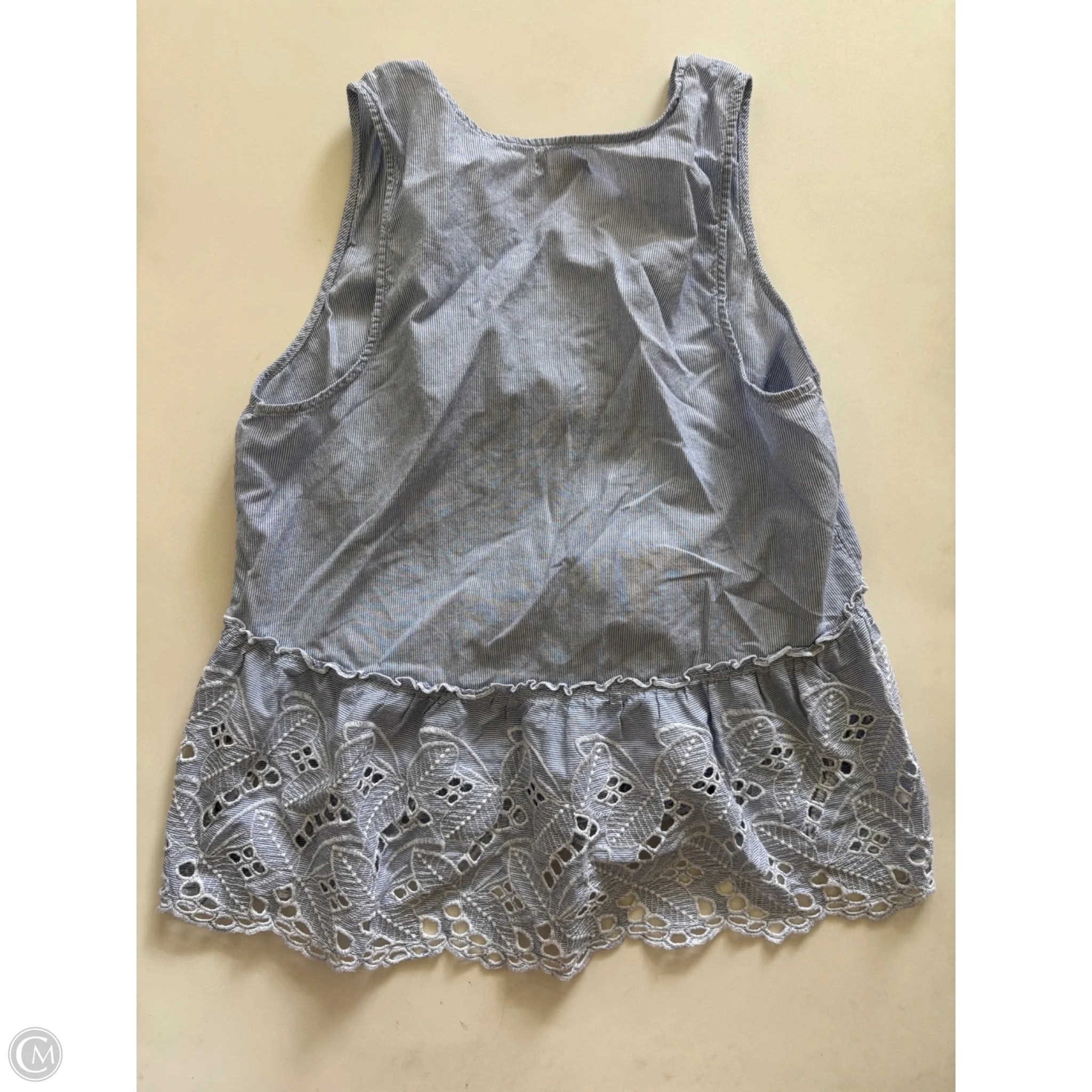 Top Sleeveless By Falls Creek In Striped Pattern, Size: M - Image 2
