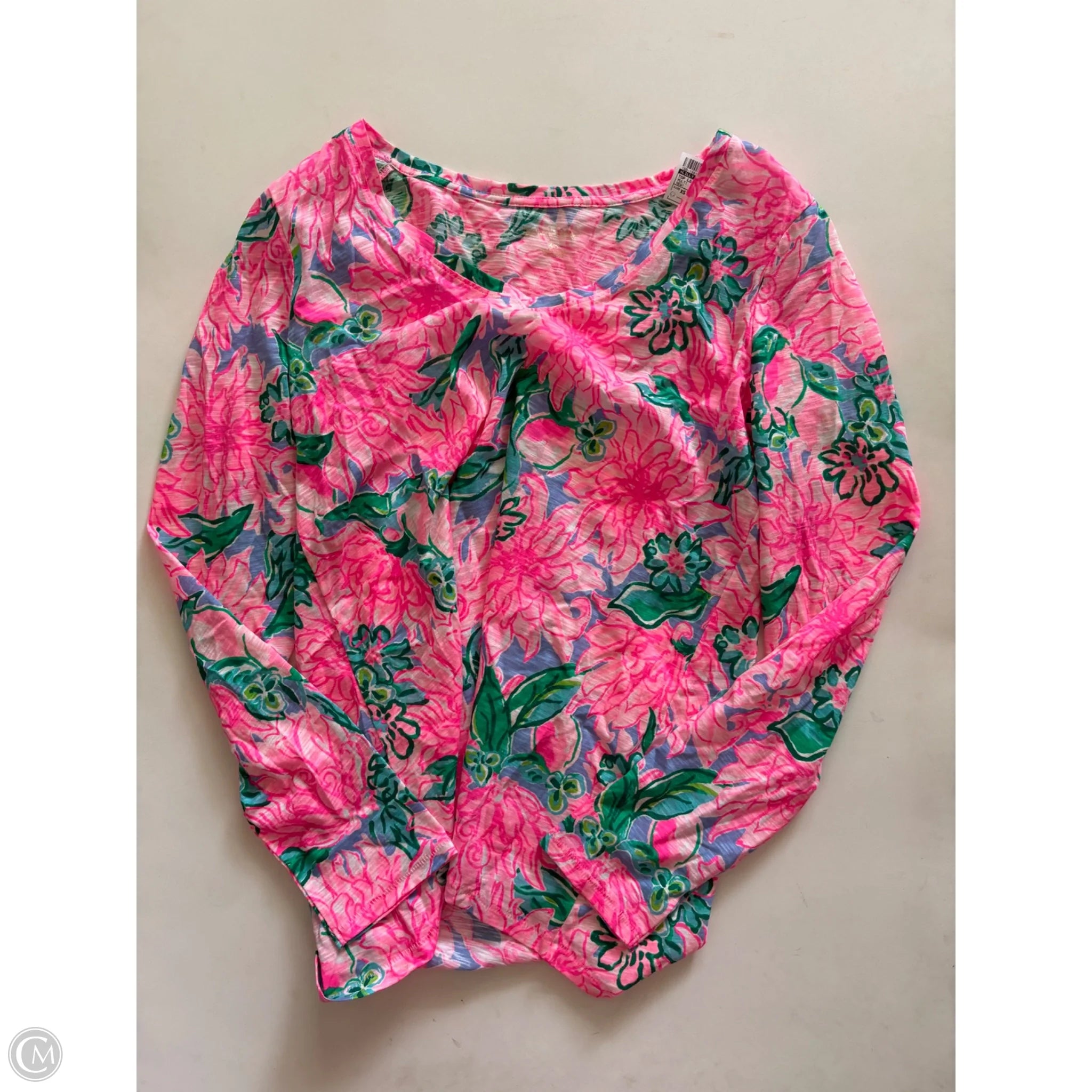 Top Long Sleeve Designer By Lilly Pulitzer In Multi-colored, Size: Xs - Image 1