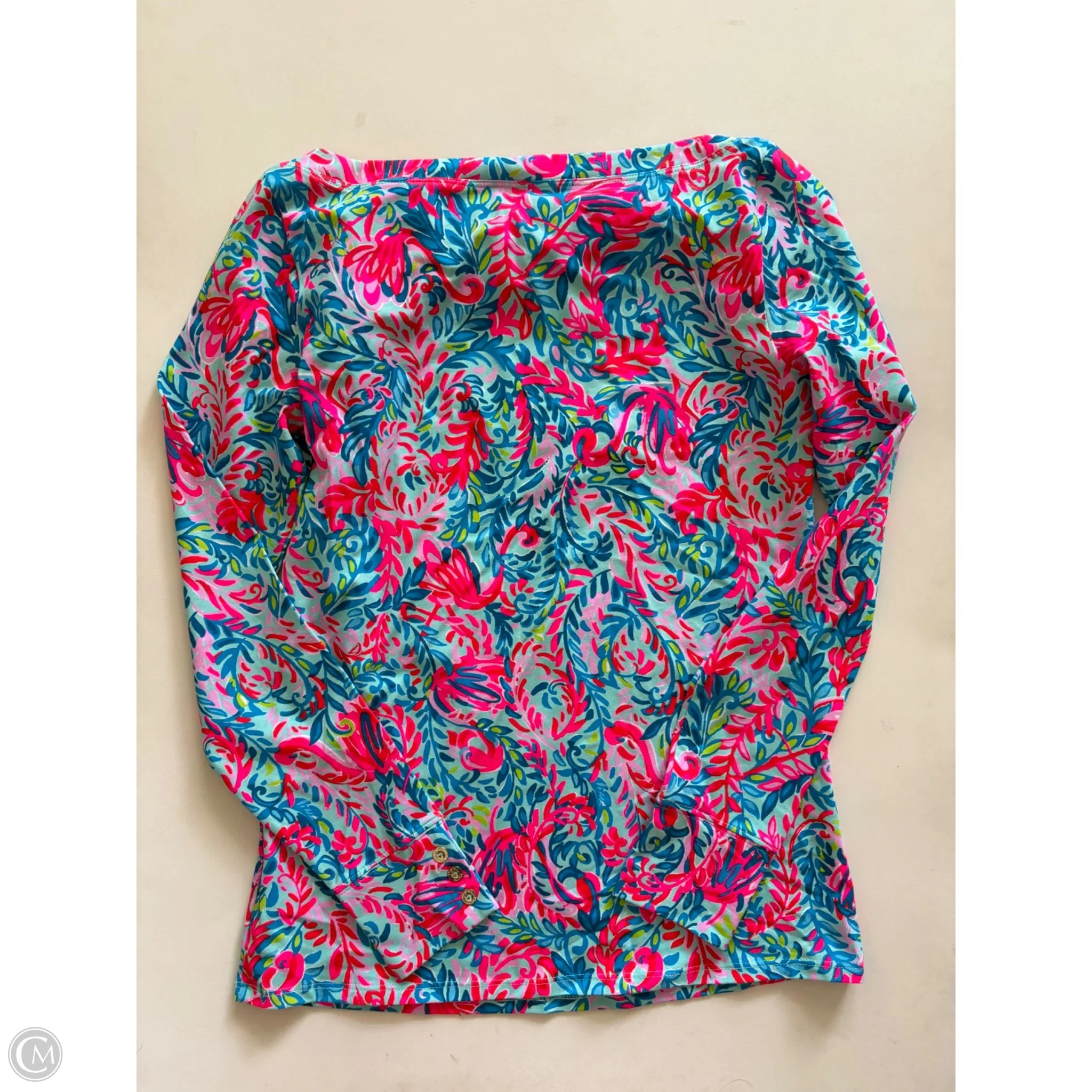 Top Long Sleeve Designer By Lilly Pulitzer In Multi-colored, Size: S - Image 2