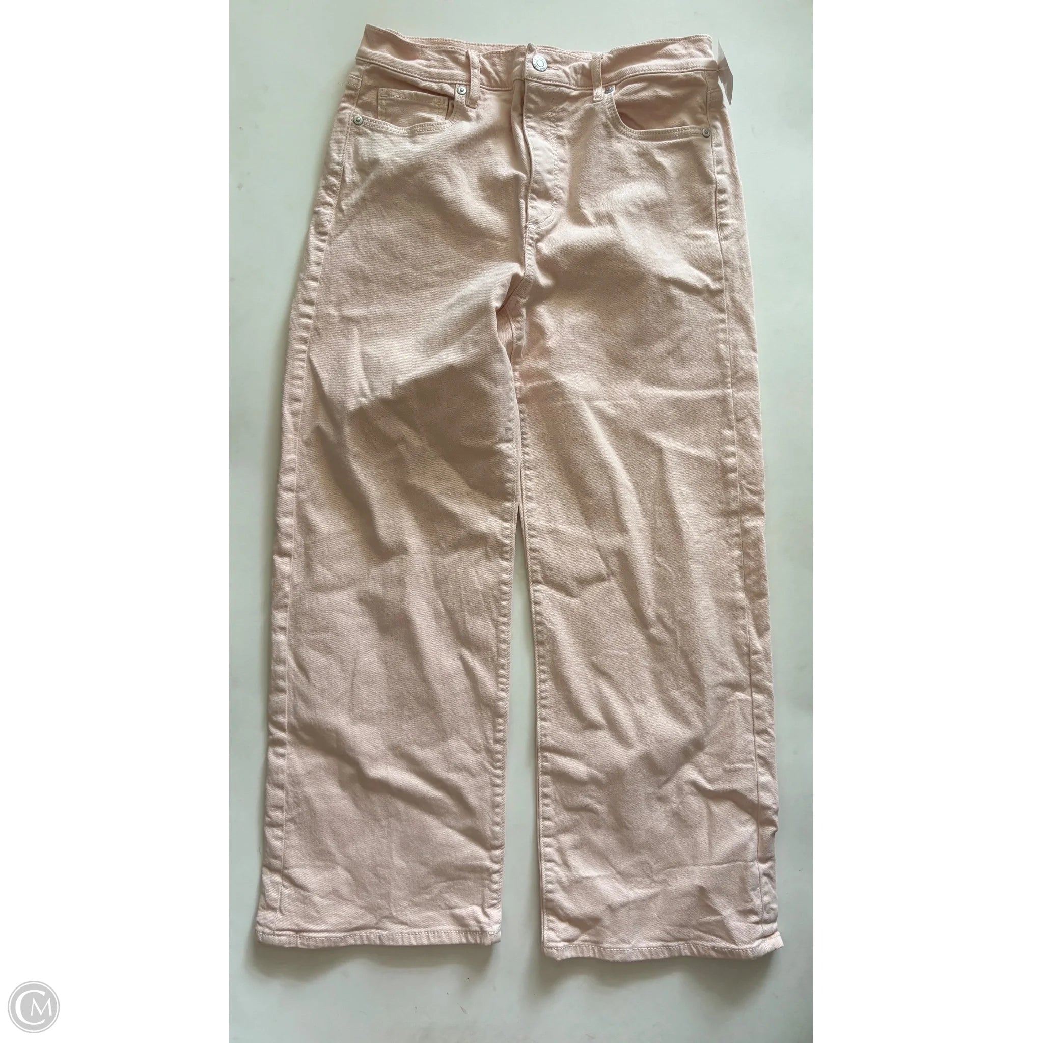 Jeans Straight By Loft In Peach, Size: 4 - Image 1
