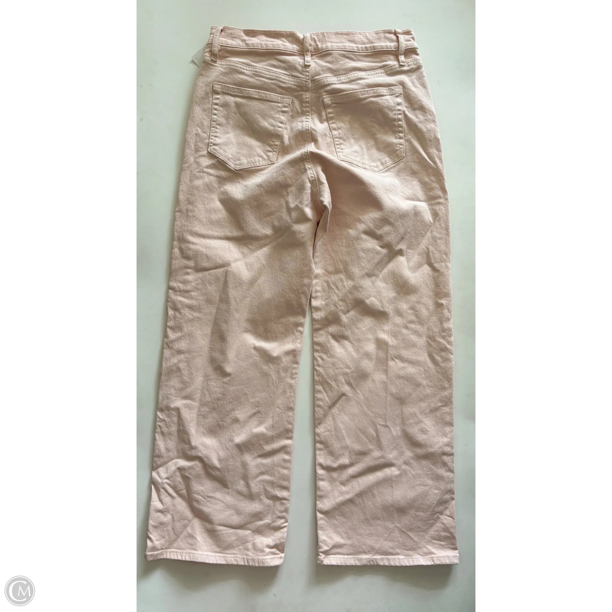 Jeans Straight By Loft In Peach, Size: 4 - Image 2