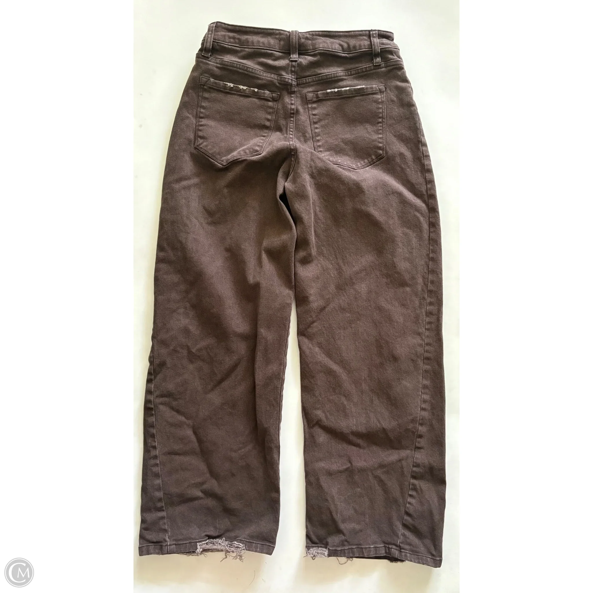 Jeans Straight By Vervet In Brown, Size: 4 - Image 2