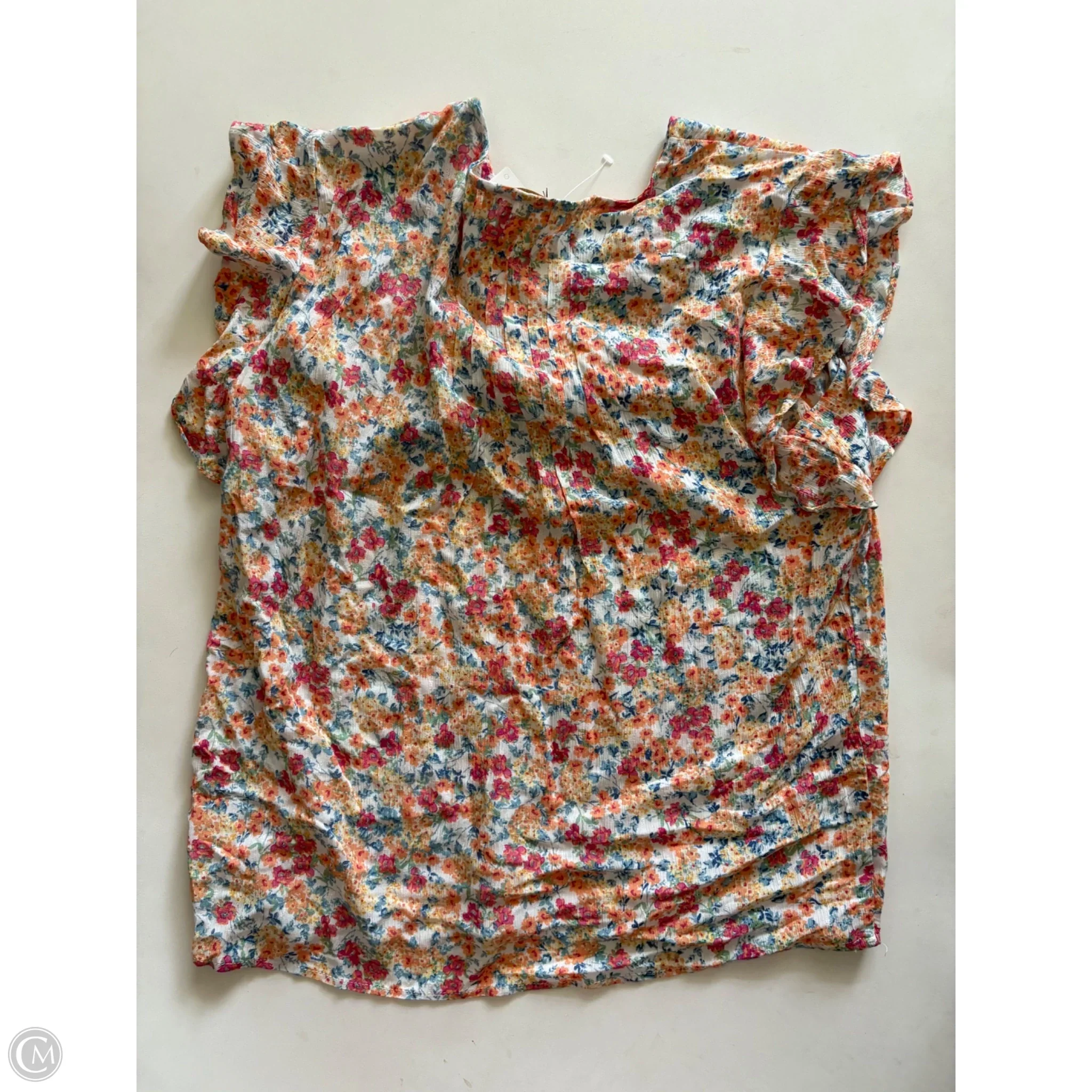 Top Short Sleeve By Cynthia Rowley In Floral Print, Size: S - Image 2