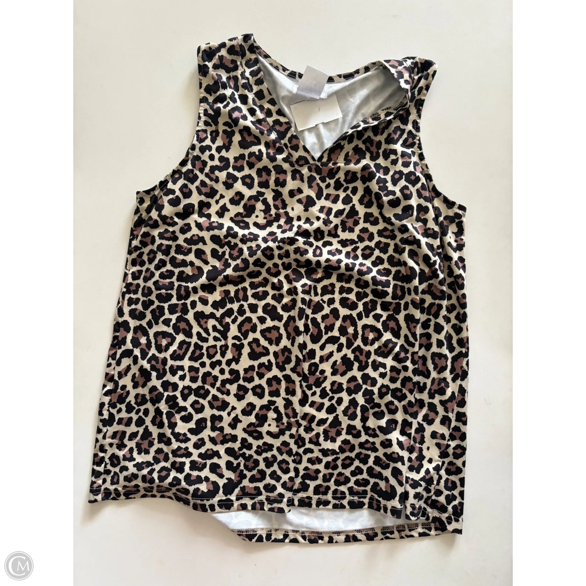 Tank Top By Top It Off In Animal Print, Size: S - Image 1