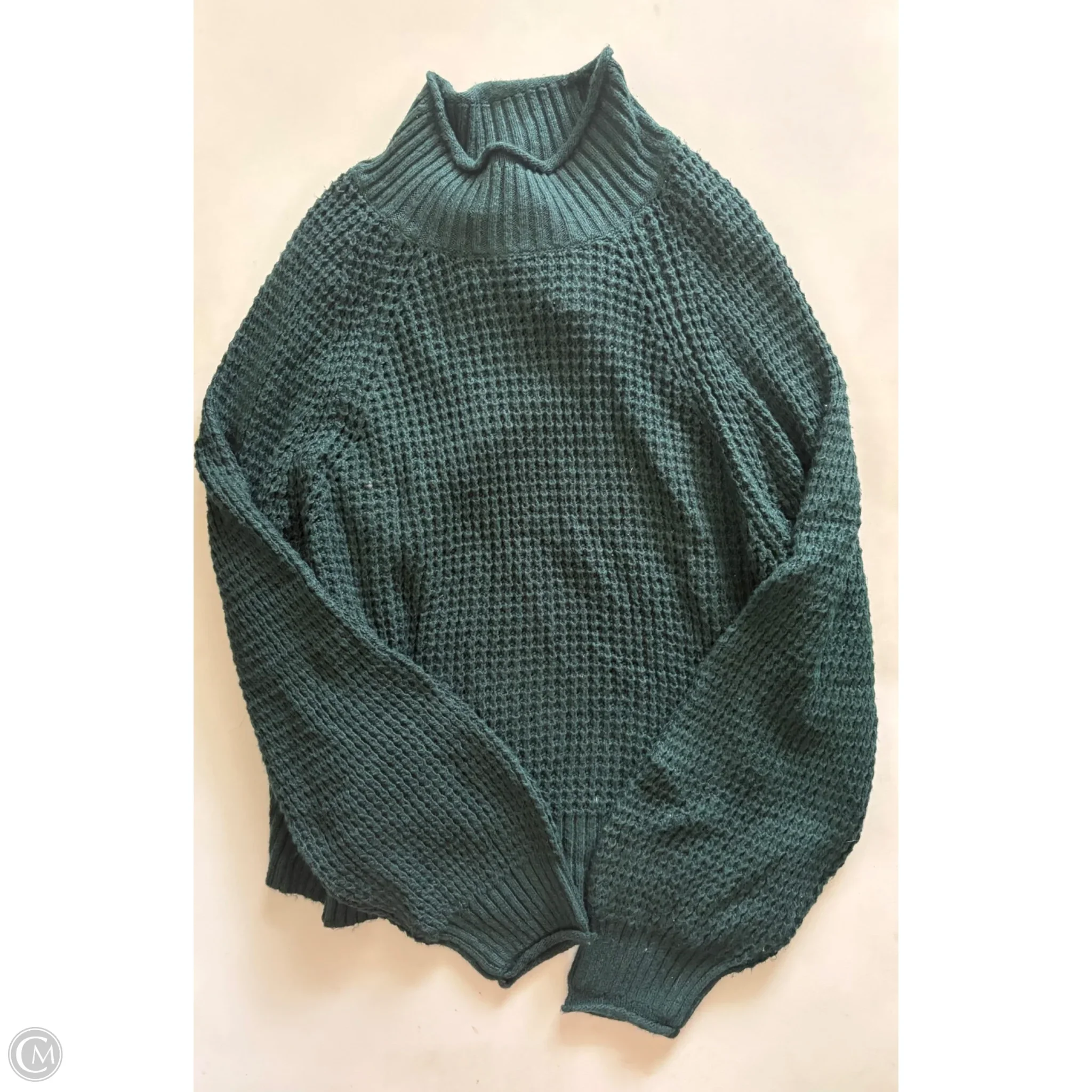 Sweater By American Eagle In Green, Size: Xl - Image 1