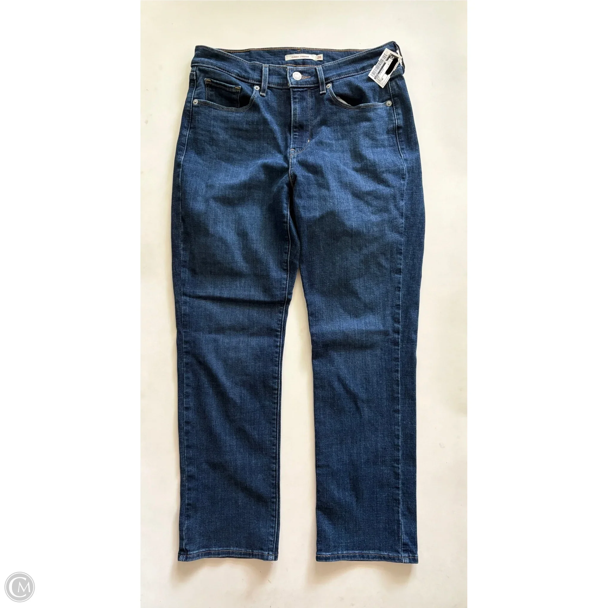 Jeans Straight By Levis In Blue, Size: 6p - Image 1