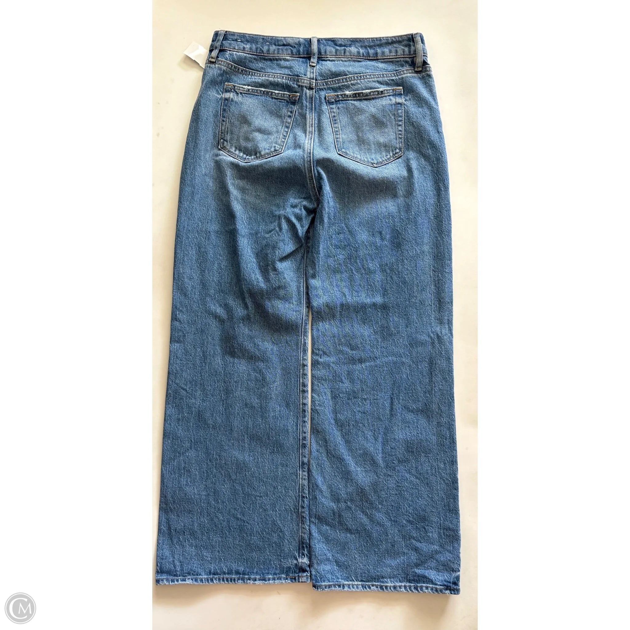 Jeans Wide Leg By Loft In Blue, Size: 8p - Image 2