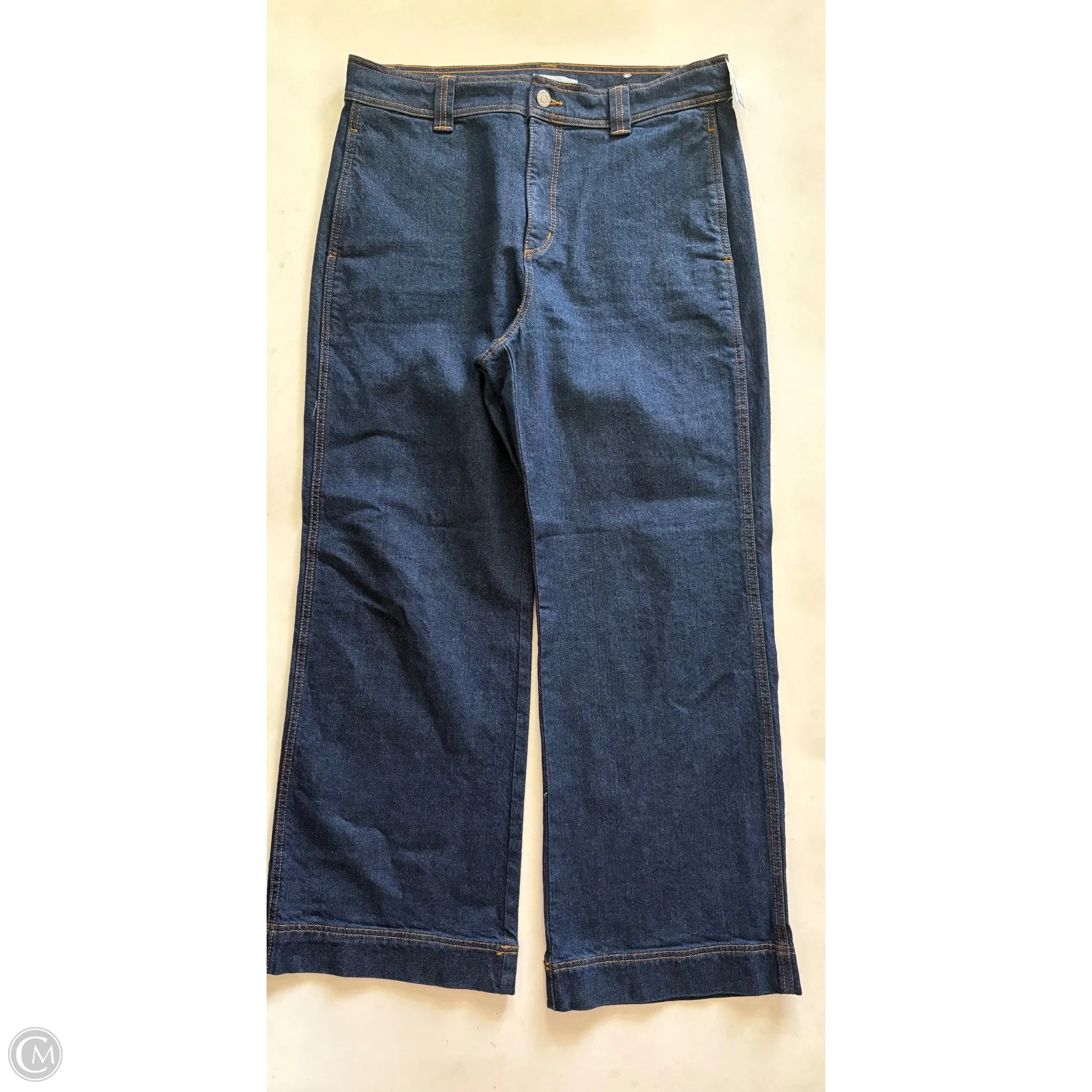 Jeans Wide Leg By Loft In Blue, Size: 10p - Image 1