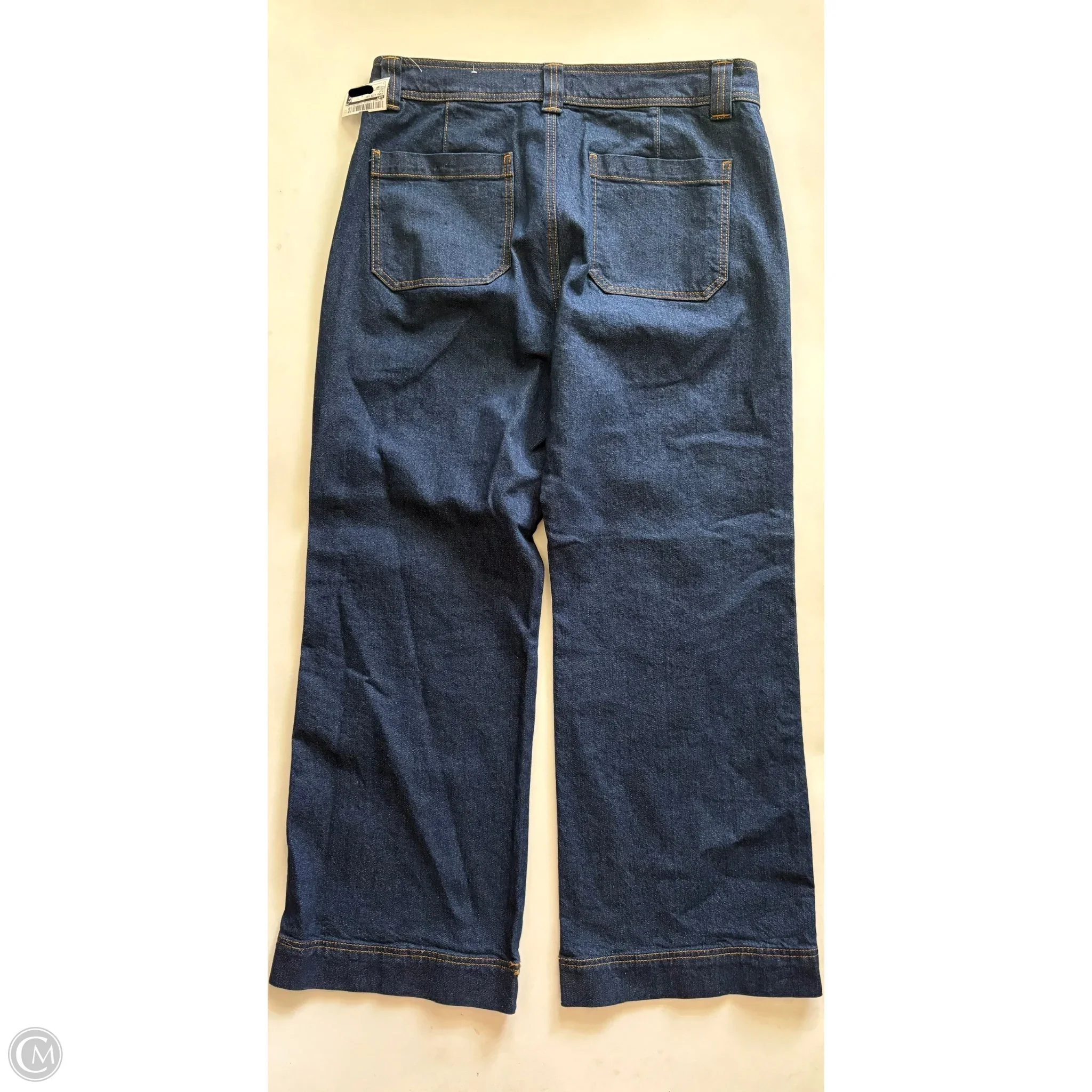 Jeans Wide Leg By Loft In Blue, Size: 10p - Image 2