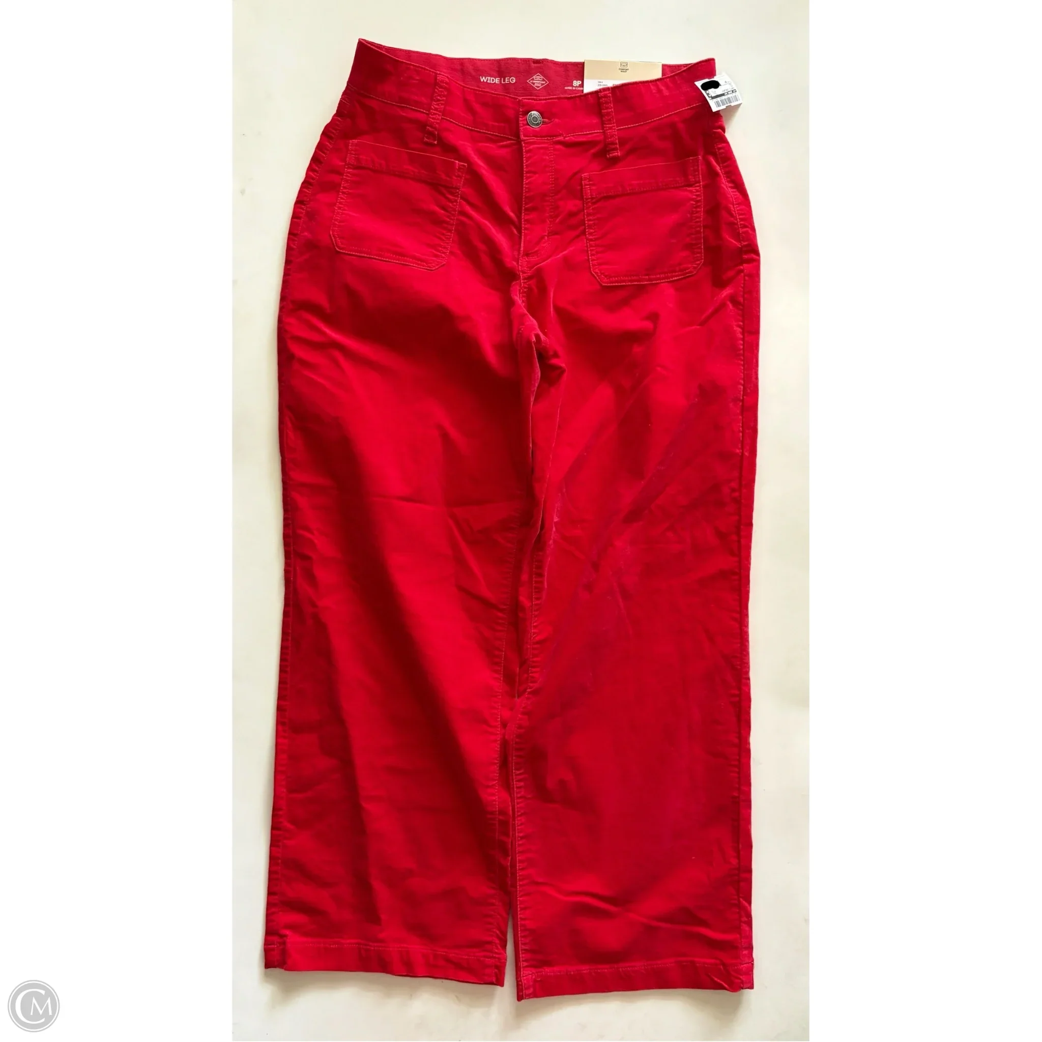 Pants Corduroy By St Johns Bay In Red, Size: 8p - Image 1