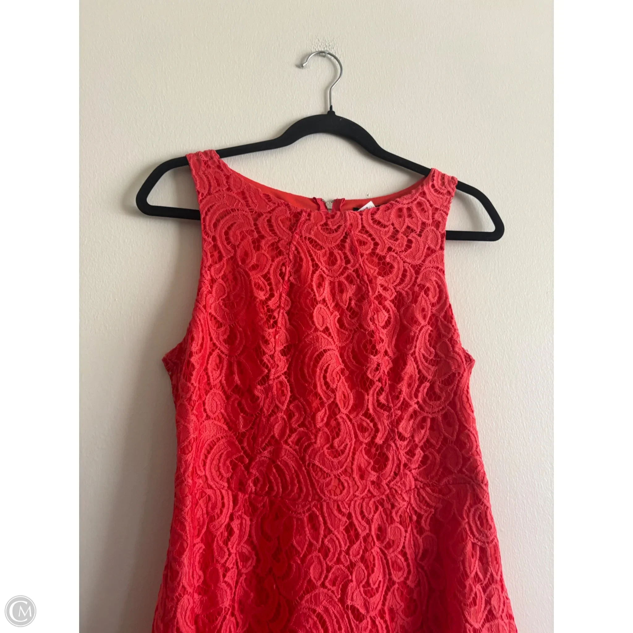 Dress Casual Midi By Apt 9 In Orange, Size: 8 - Image 3