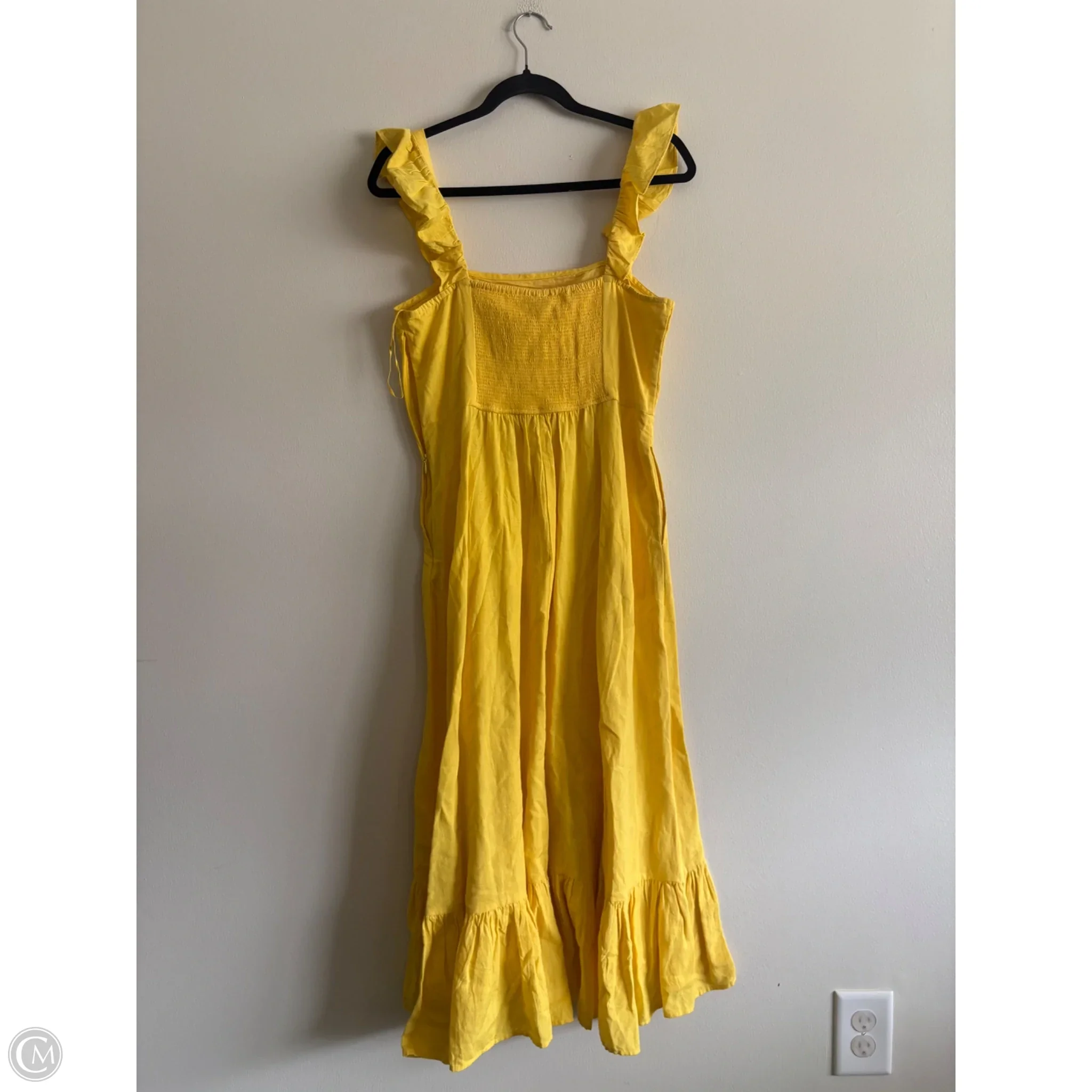 Dress Casual Maxi By Femi9 In Yellow, Size: 8 - Image 2