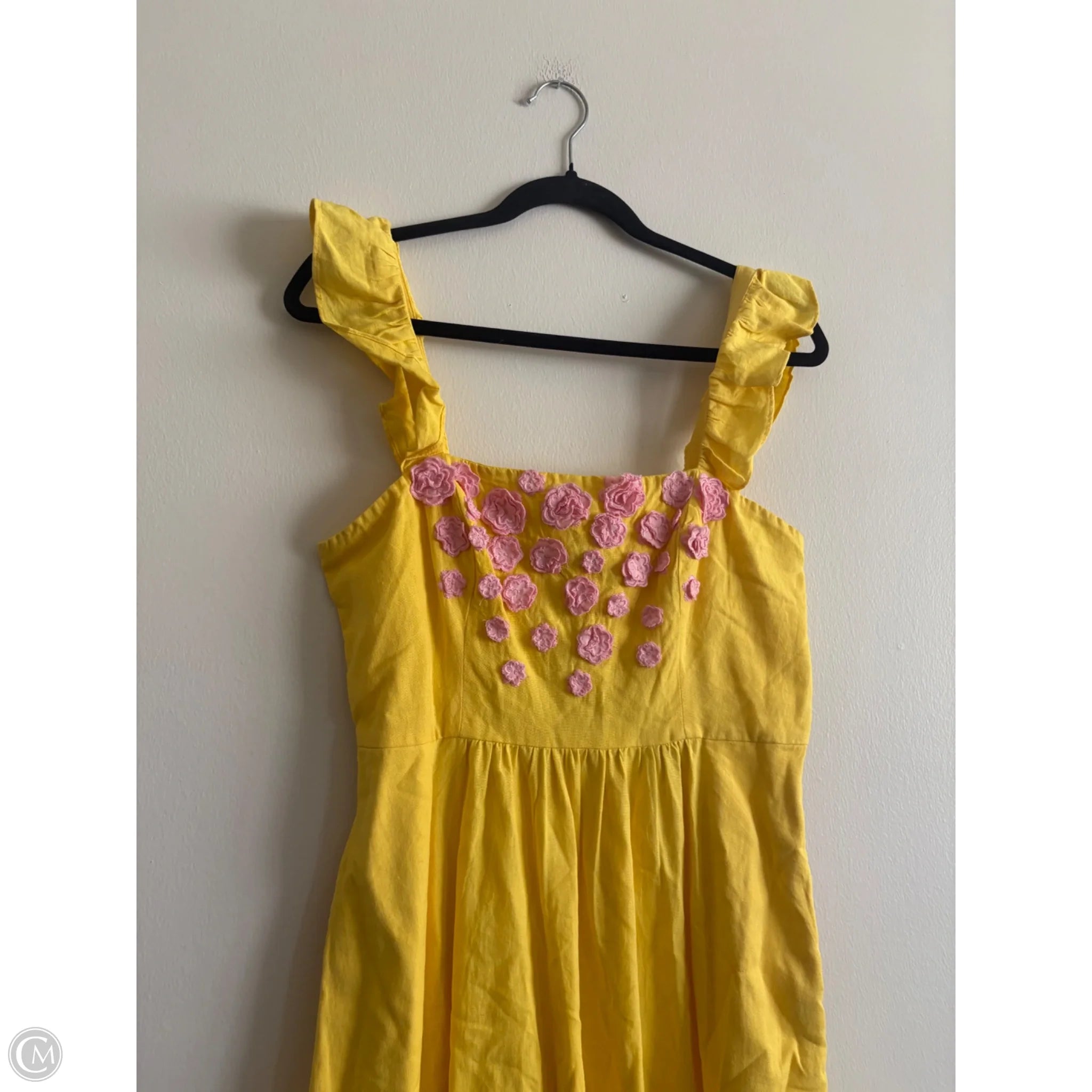 Dress Casual Maxi By Femi9 In Yellow, Size: 8 - Image 3