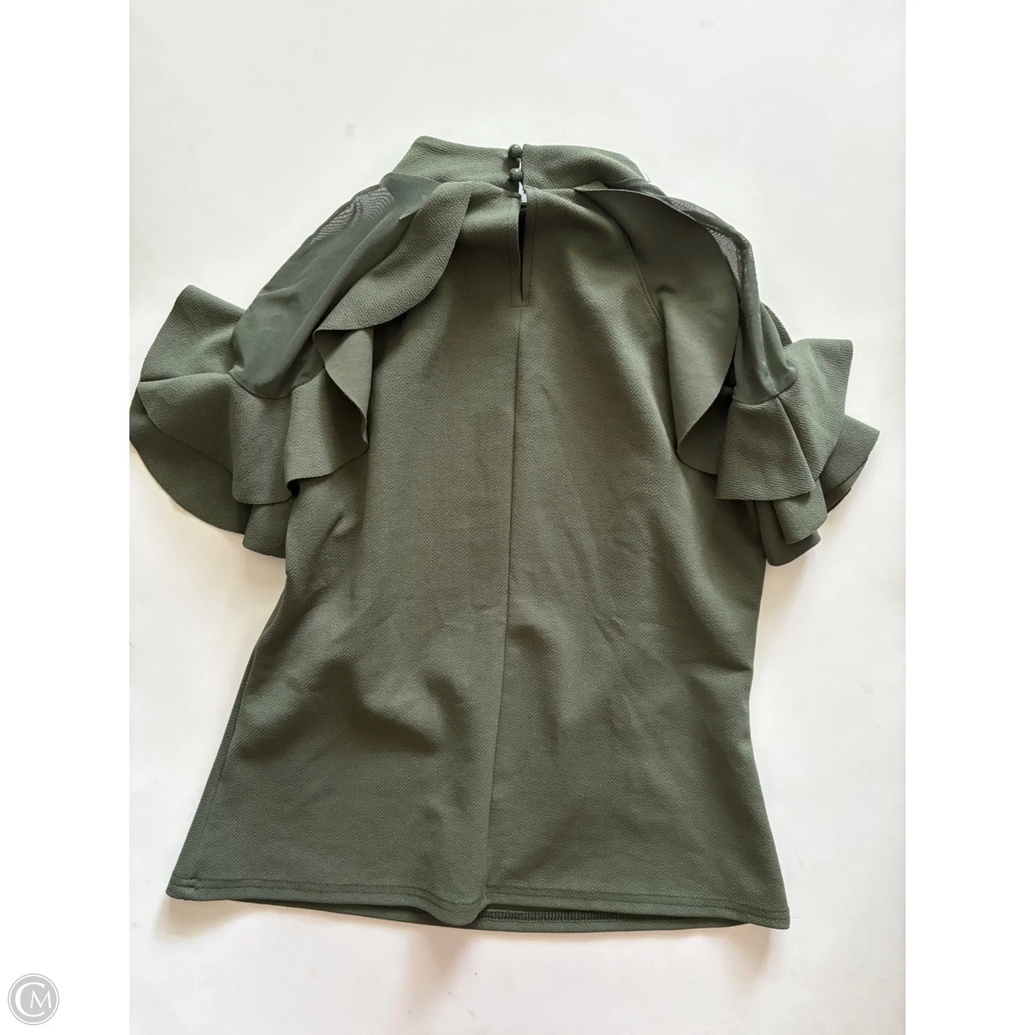 Top Short Sleeve By Cmc In Green, Size: 12 - Image 2