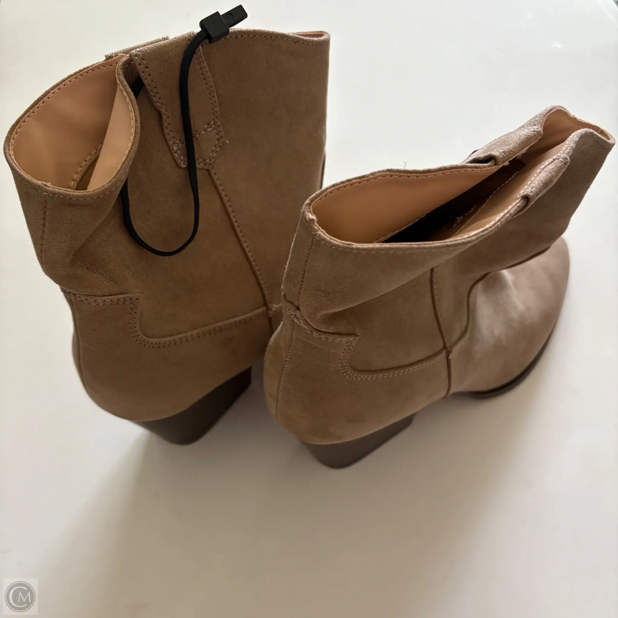 Boots Ankle Heels By Loft In Tan, Size: 8.5 - Image 2