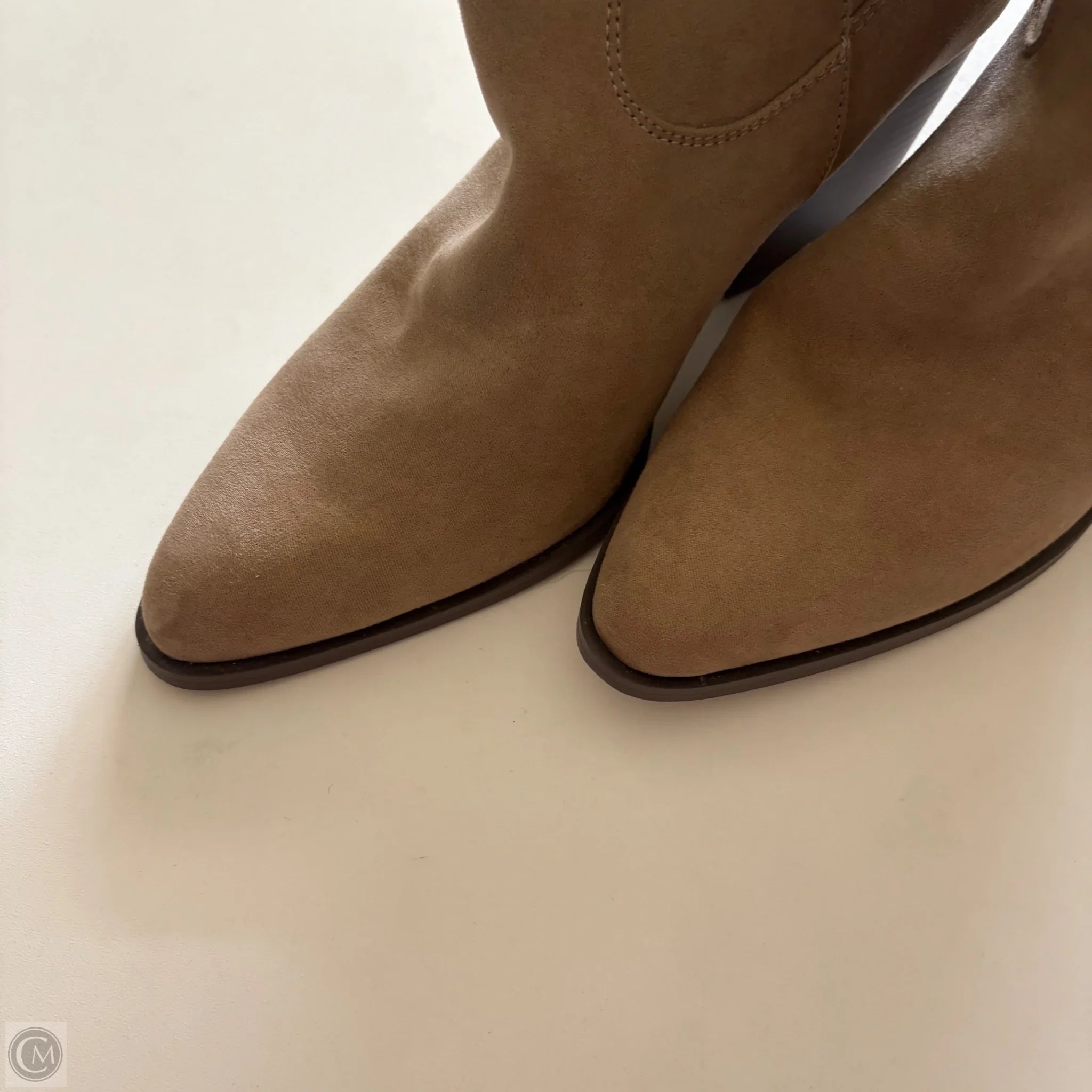 Boots Ankle Heels By Loft In Tan, Size: 8.5 - Image 3